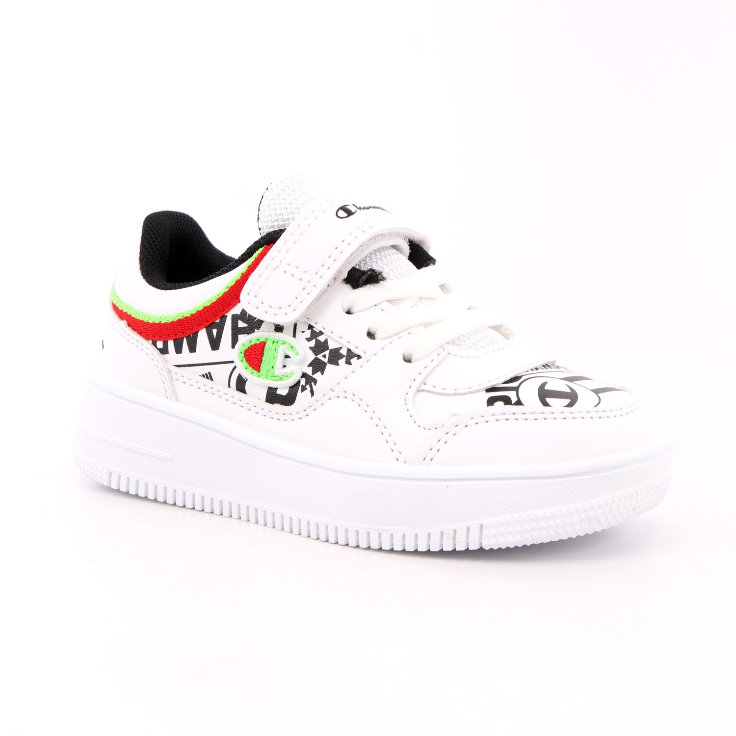 Scarpa Strappi + Elastico Champion Bambino Bianco Scarpa Strappi + Elastico Champion Bambino Bianco Scarpe 819 - S32361