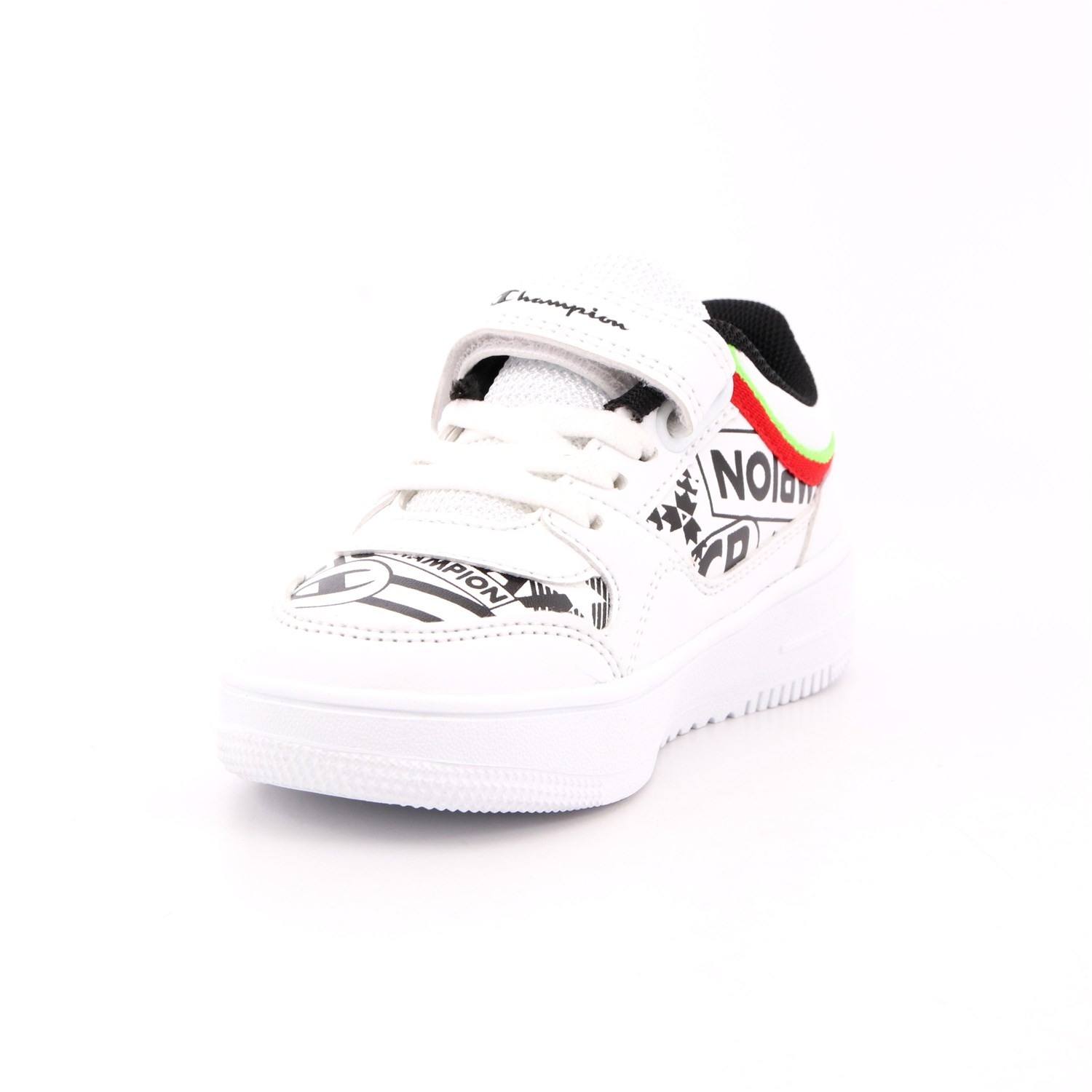 Scarpa Strappi + Elastico Champion Bambino Bianco Scarpa Strappi + Elastico Champion Bambino Bianco Scarpe 819 - S32361