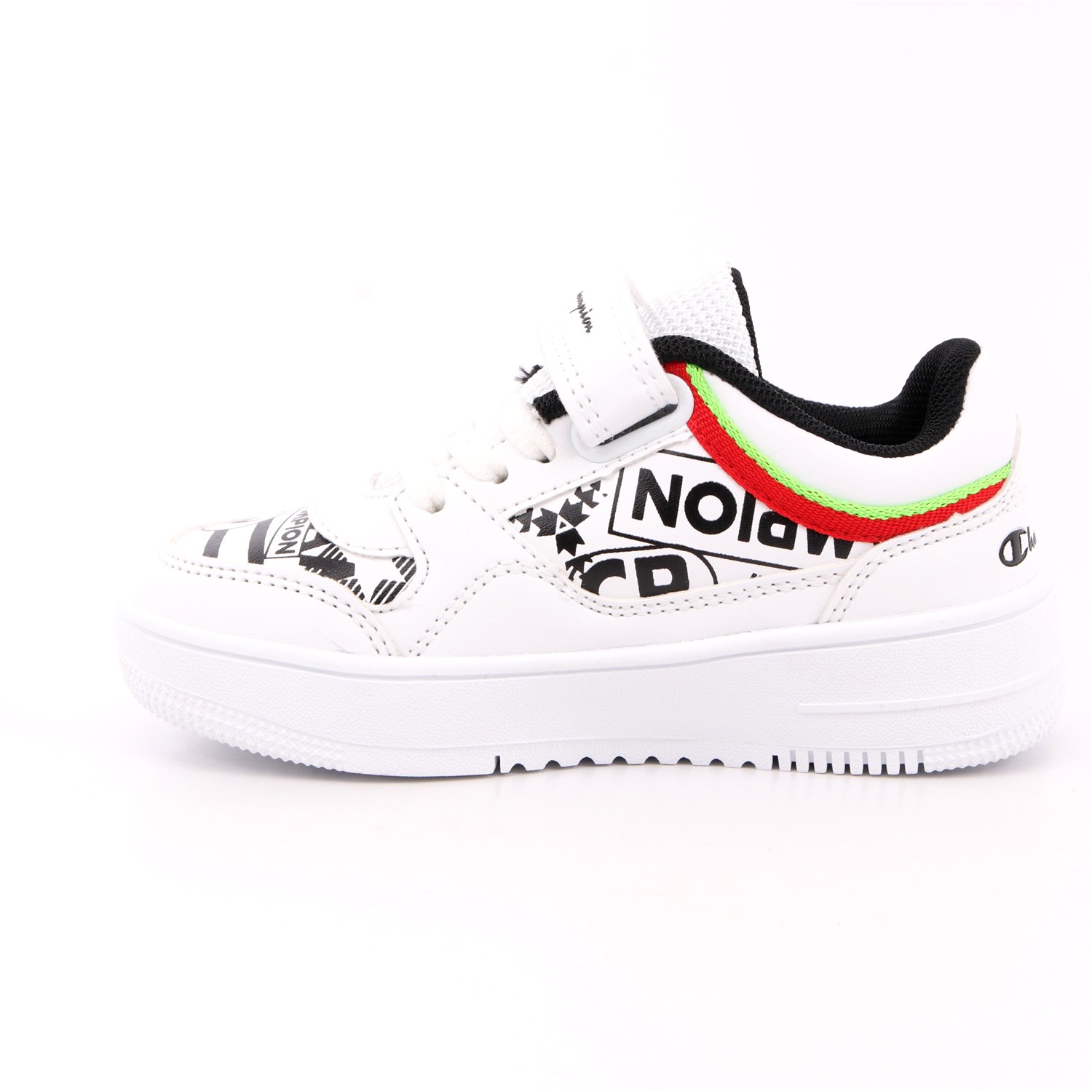 Scarpa Strappi + Elastico Champion Bambino Bianco Scarpa Strappi + Elastico Champion Bambino Bianco Scarpe 819 - S32361