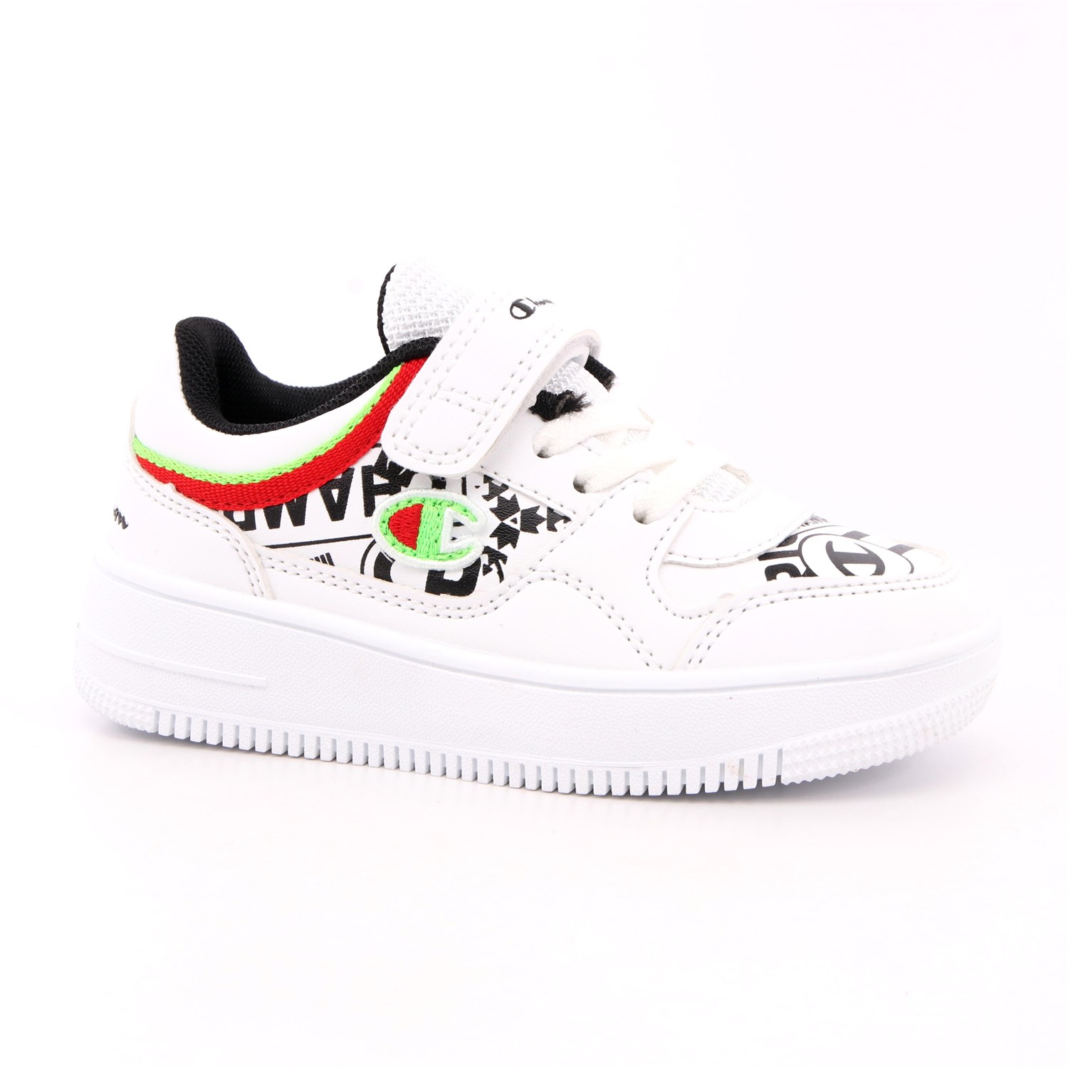 Scarpa Strappi + Elastico Champion Bambino Bianco Scarpa Strappi + Elastico Champion Bambino Bianco Scarpe 819 - S32361
