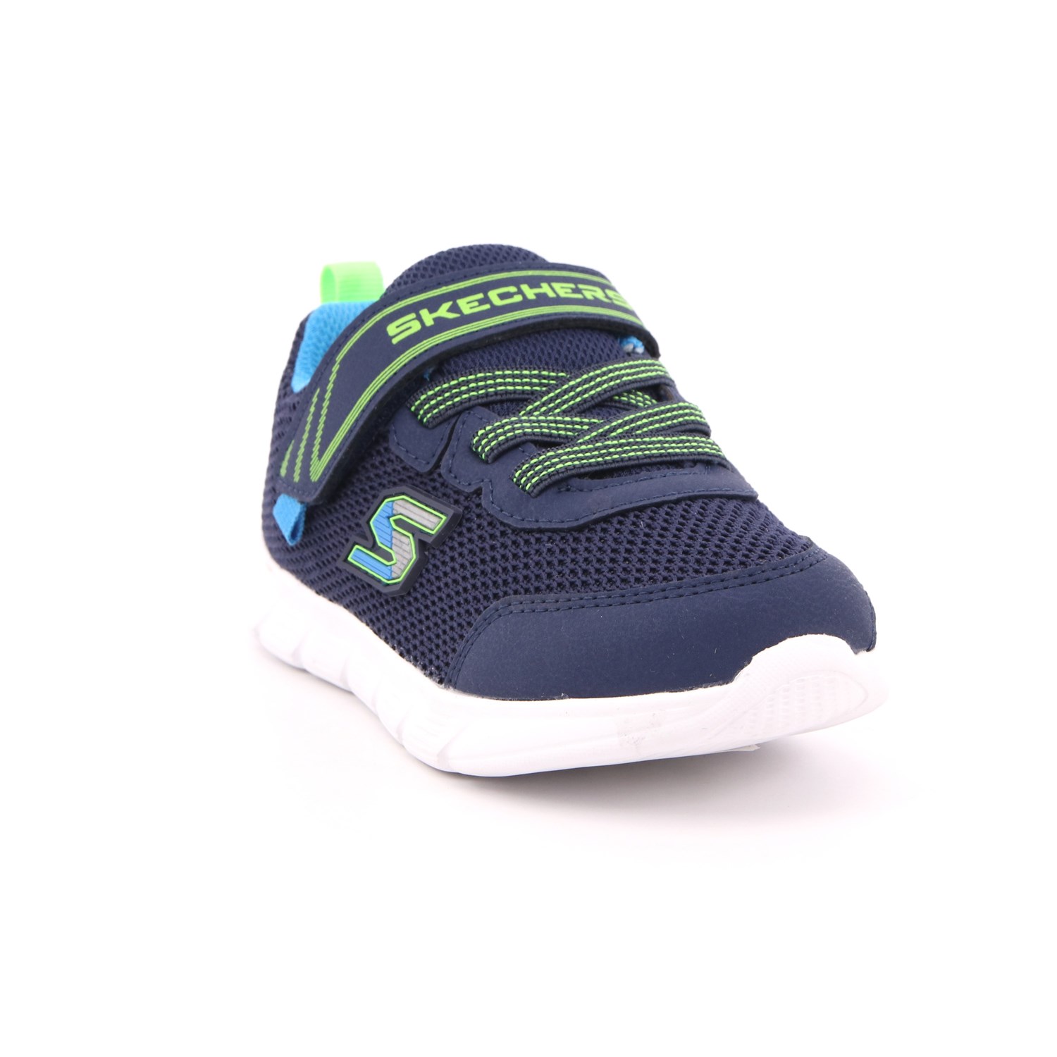 Scarpa Strappi + Elastico Skechers Bambino Blu Scarpa Strappi + Elastico Skechers Bambino Blu Scarpe 200 - 407305N