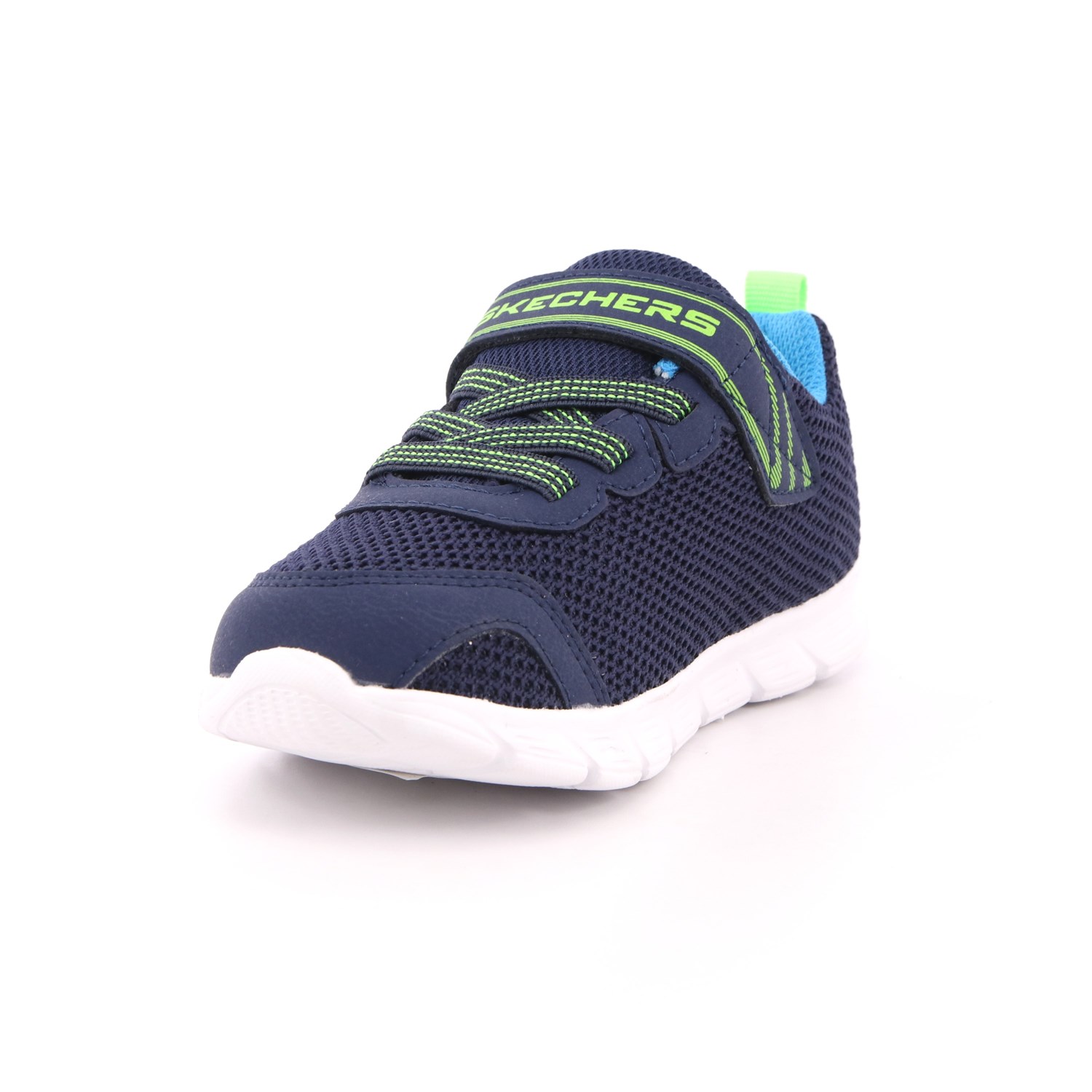 Scarpa Strappi + Elastico Skechers Bambino Blu Scarpa Strappi + Elastico Skechers Bambino Blu Scarpe 200 - 407305N