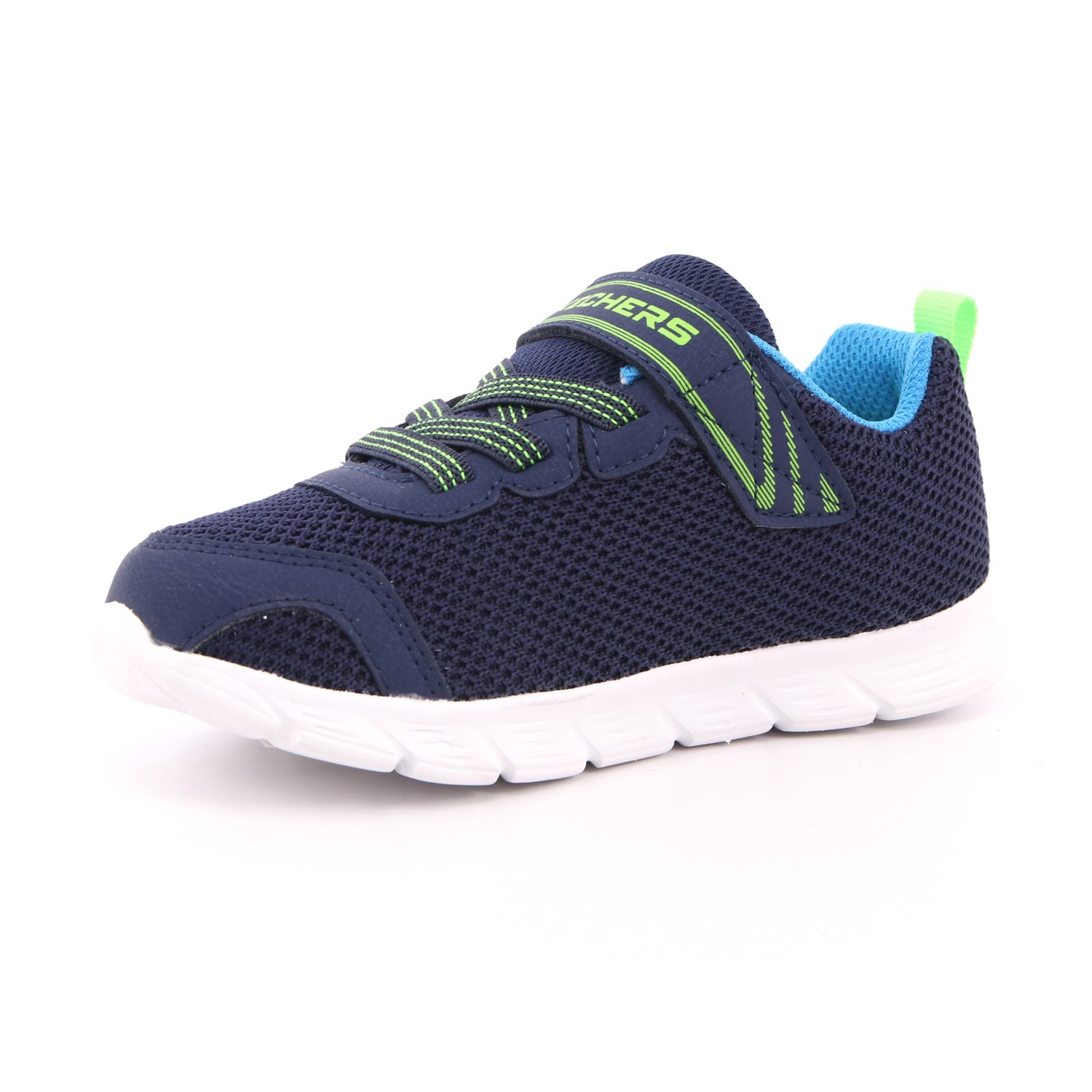 Scarpa Strappi + Elastico Skechers Bambino Blu Scarpa Strappi + Elastico Skechers Bambino Blu Scarpe 200 - 407305N