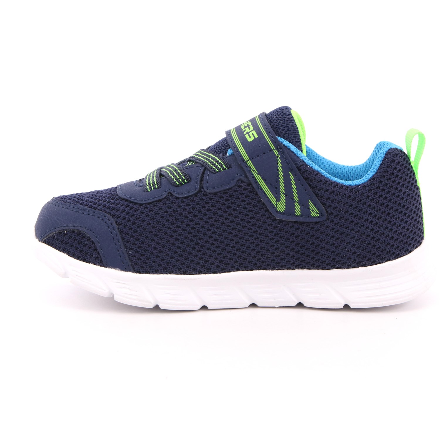 Scarpa Strappi + Elastico Skechers Bambino Blu Scarpa Strappi + Elastico Skechers Bambino Blu Scarpe 200 - 407305N