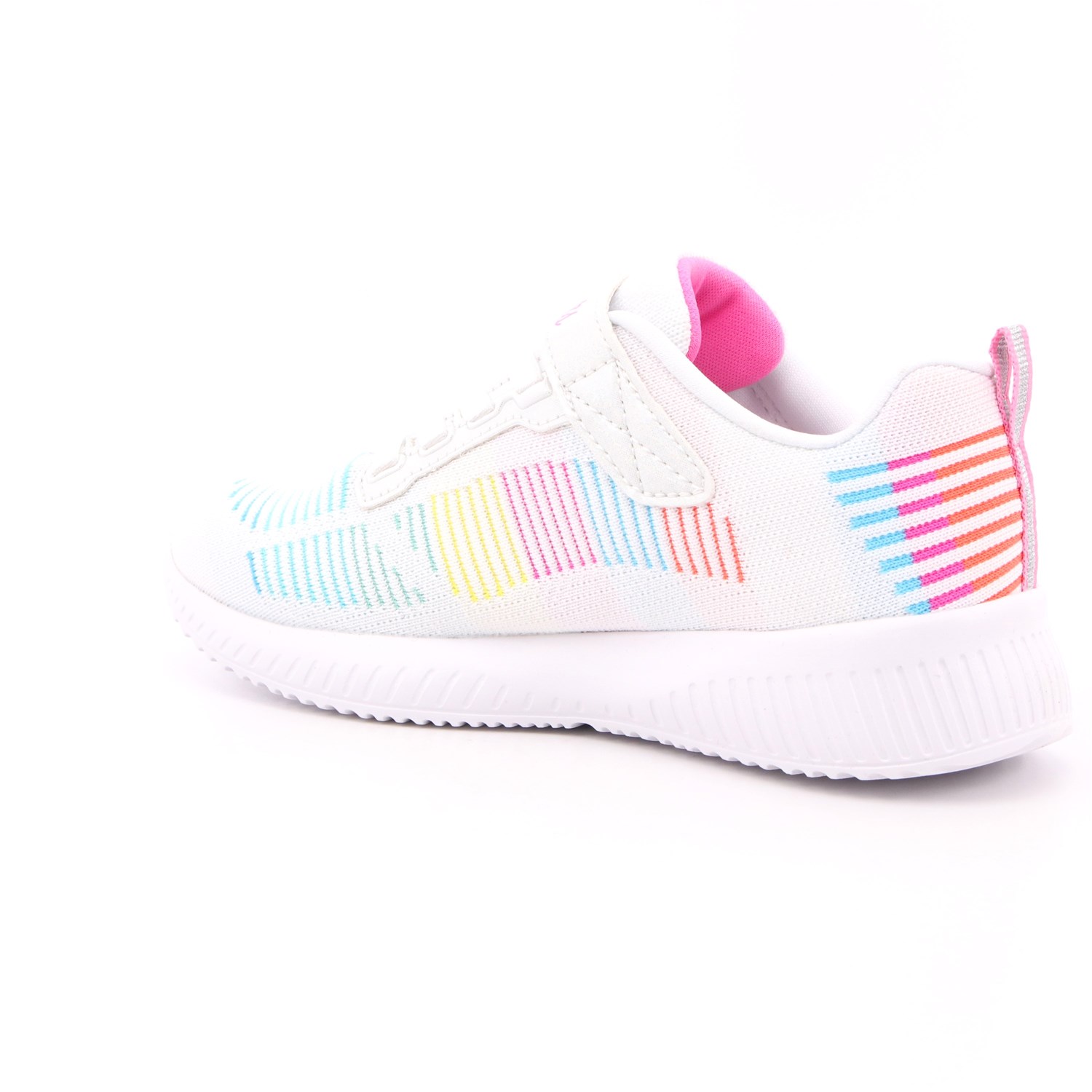 Scarpa Strappi + Elastico Skechers Bambina Bianco Scarpa Strappi + Elastico Skechers Bambina Bianco Scarpe 201 - 302379L