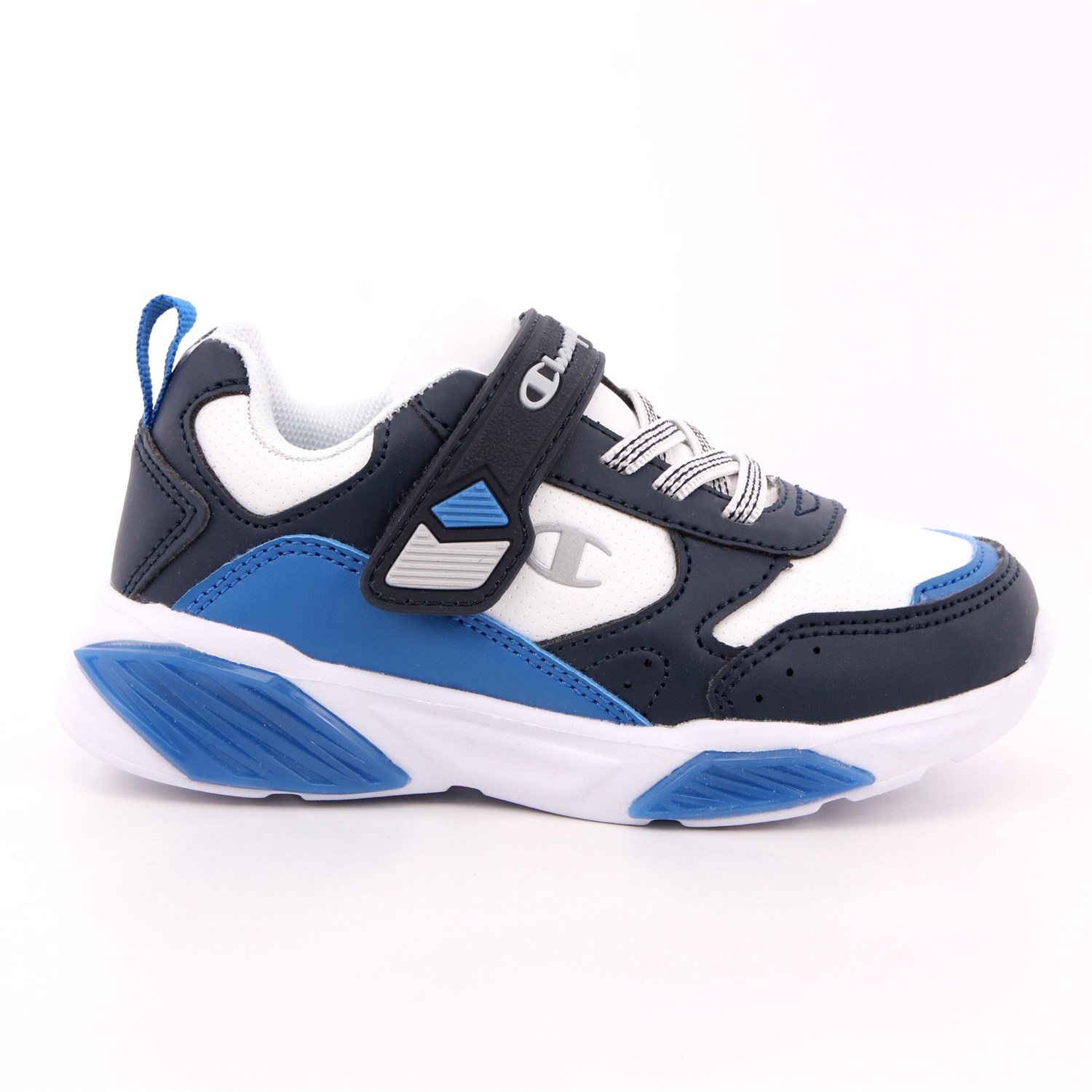 Scarpa Strappi + Elastico Champion Bambino Bianco Scarpa Strappi + Elastico Champion Bambino Bianco Scarpe 825 - S32130