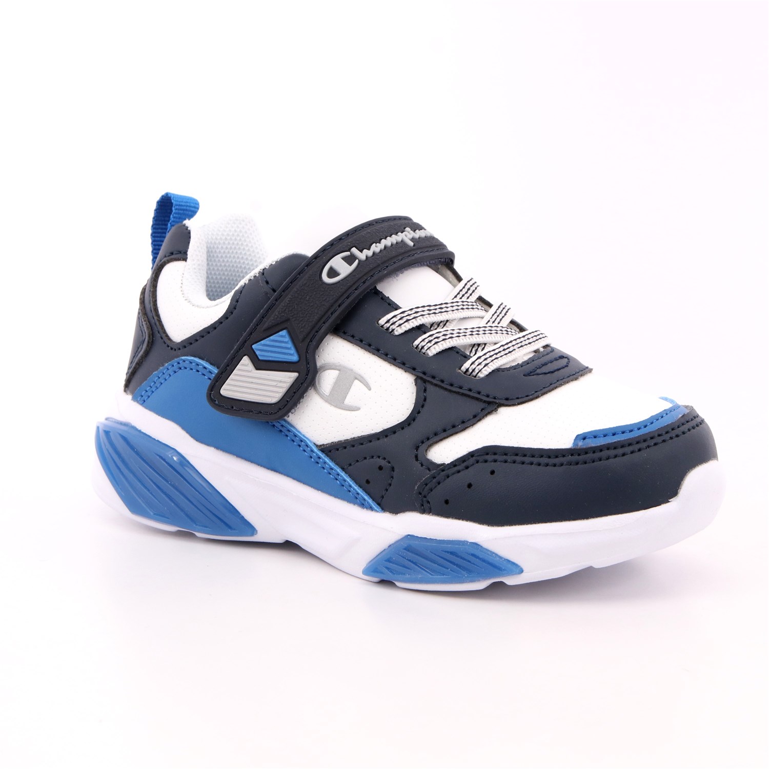 Scarpa Strappi + Elastico Champion Bambino Bianco Scarpa Strappi + Elastico Champion Bambino Bianco Scarpe 825 - S32130