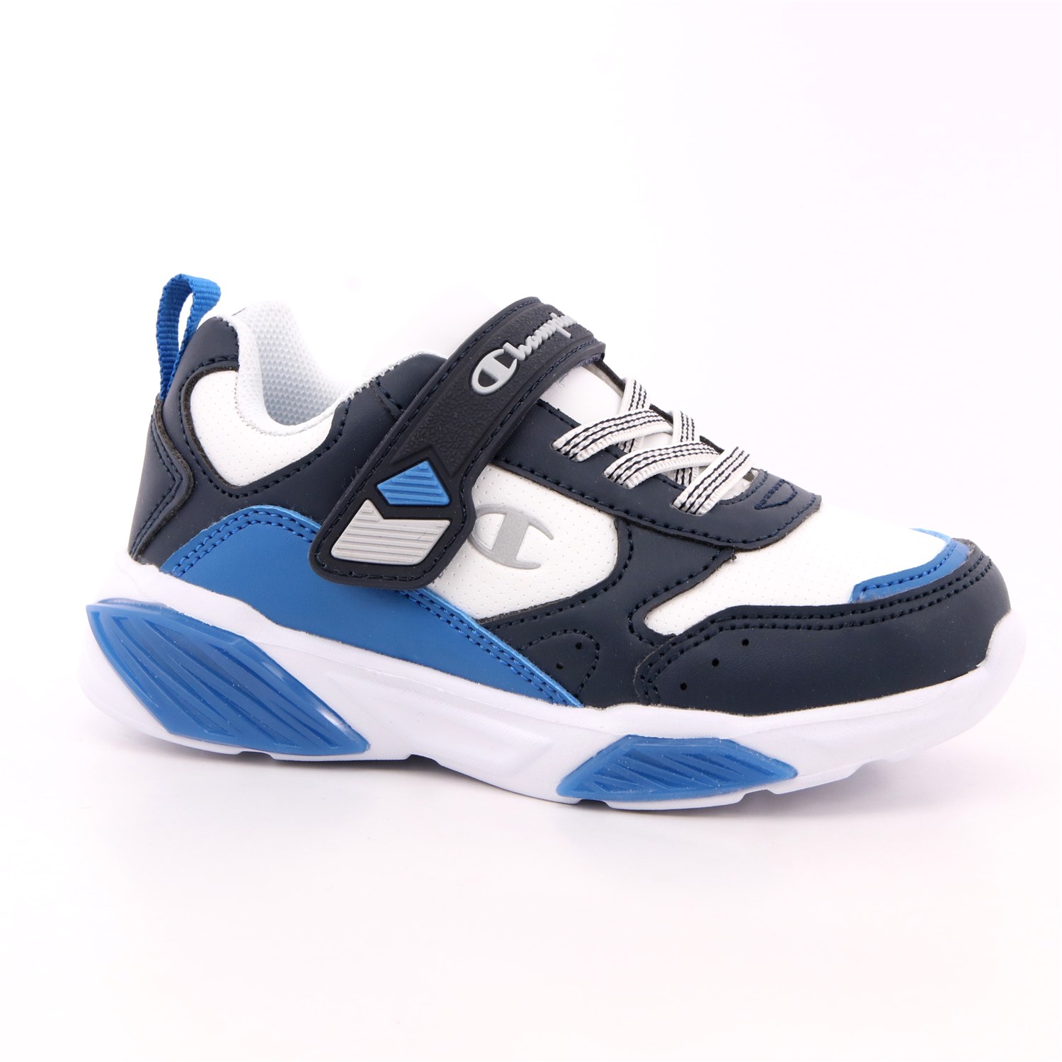 Scarpa Strappi + Elastico Champion Bambino Bianco Scarpa Strappi + Elastico Champion Bambino Bianco Scarpe 825 - S32130