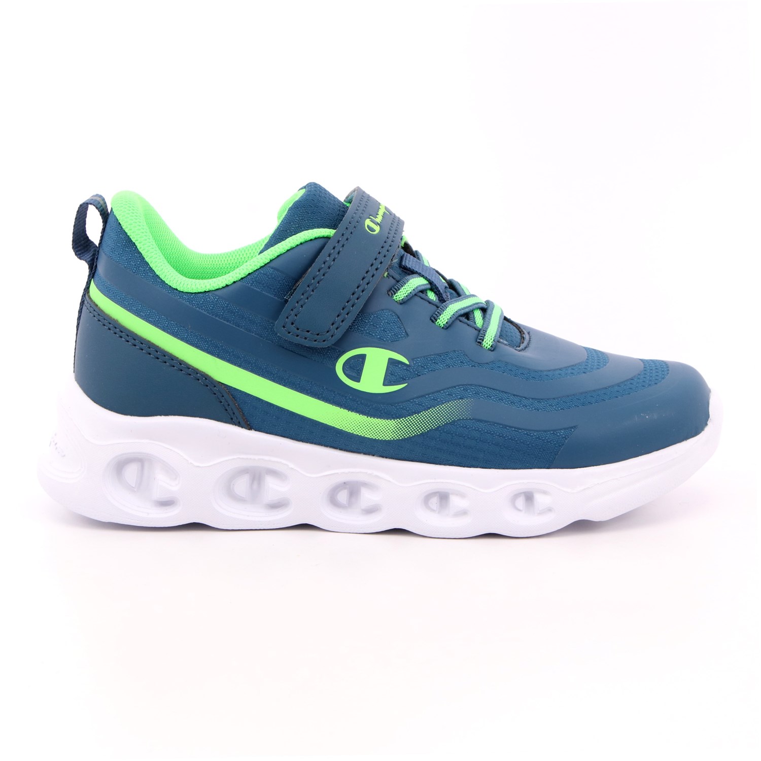 Scarpa Strappi + Elastico Champion Bambino Blu Scarpa Strappi + Elastico Champion Bambino Blu Scarpe 827 - S32278