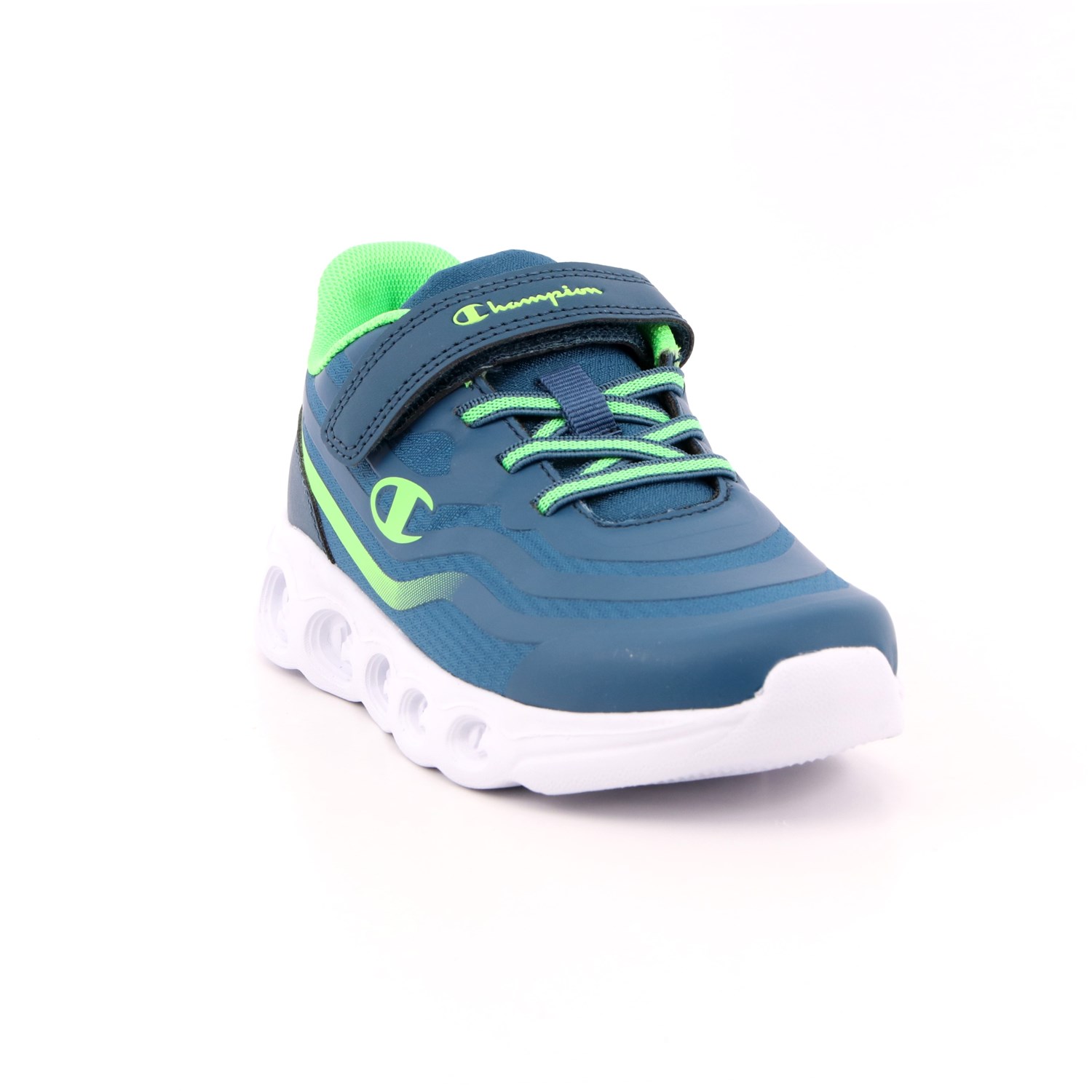 Scarpa Strappi + Elastico Champion Bambino Blu Scarpa Strappi + Elastico Champion Bambino Blu Scarpe 827 - S32278