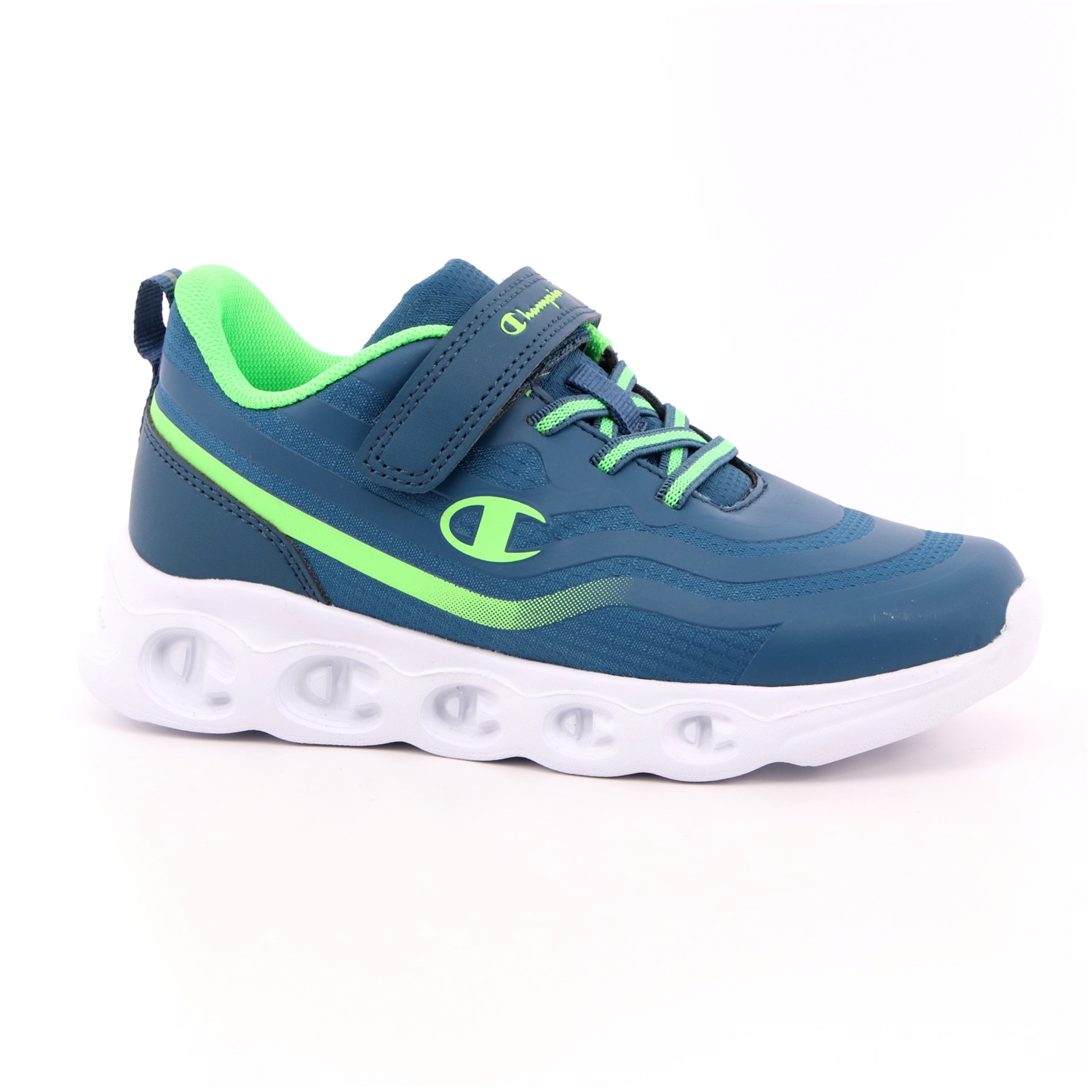 Scarpa Strappi + Elastico Champion Bambino Blu Scarpa Strappi + Elastico Champion Bambino Blu Scarpe 827 - S32278