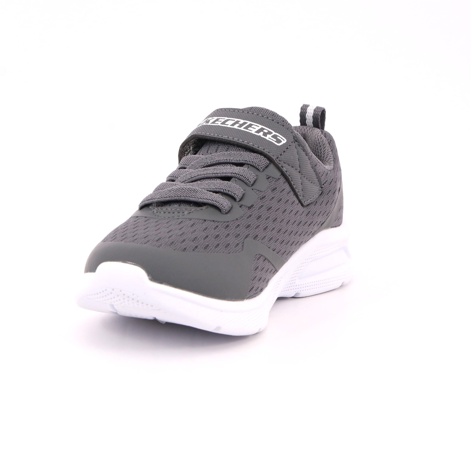 Scarpa Strappi + Elastico Skechers Bambino Grigio Scarpa Strappi + Elastico Skechers Bambino Grigio Scarpe 203 - 403775L