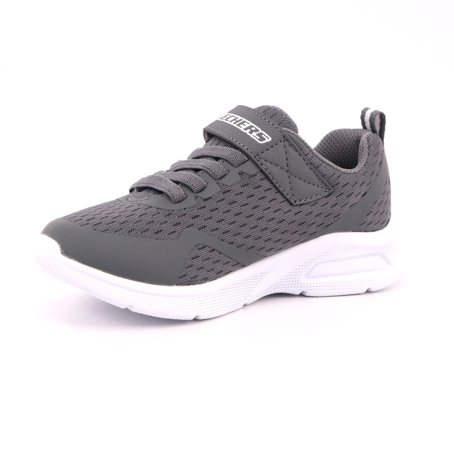 Scarpa Strappi + Elastico Skechers Bambino Grigio Scarpa Strappi + Elastico Skechers Bambino Grigio Scarpe 203 - 403775L
