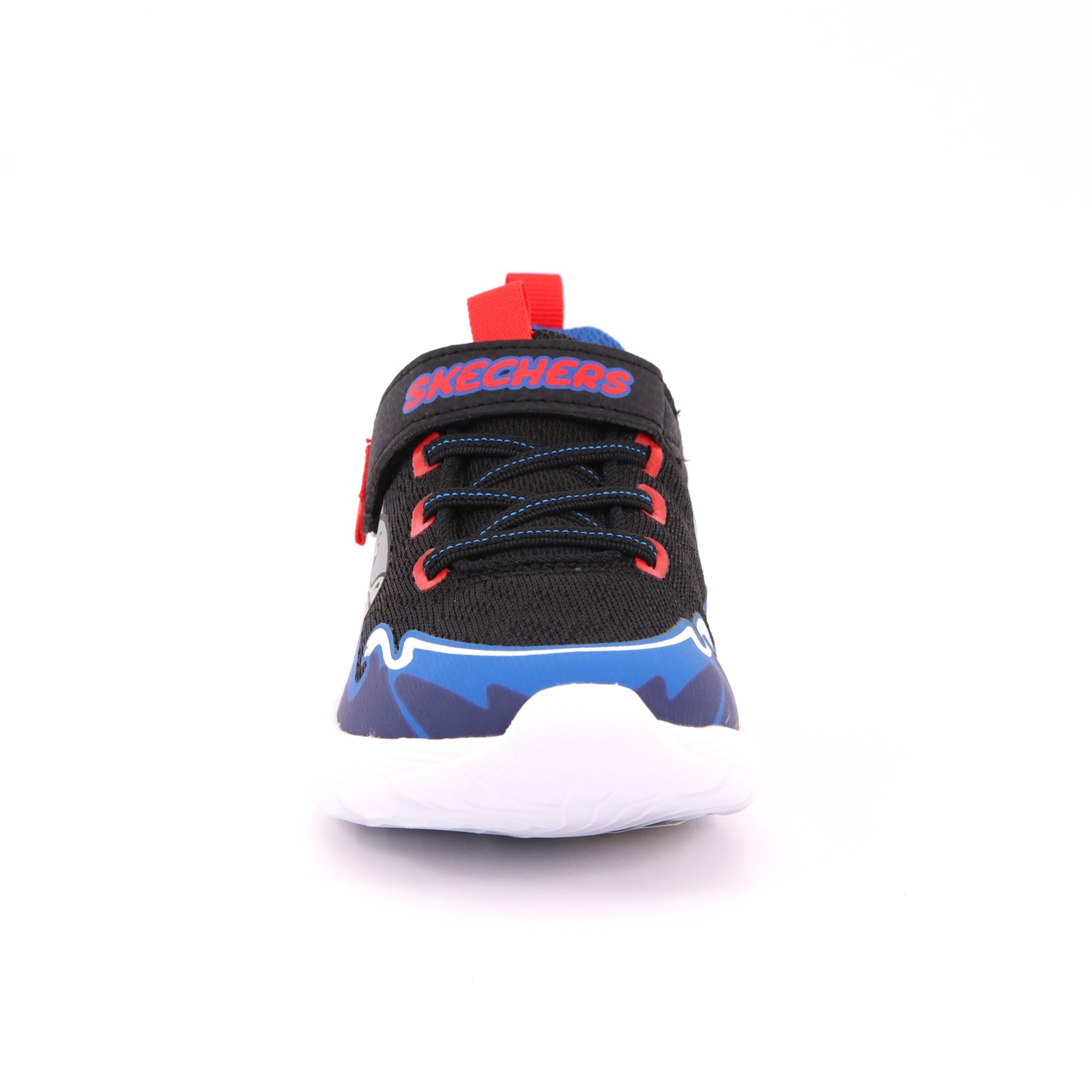 Scarpa Strappi + Elastico Skechers Bambino Blu Scarpa Strappi + Elastico Skechers Bambino Blu Scarpe 204 - 407233N