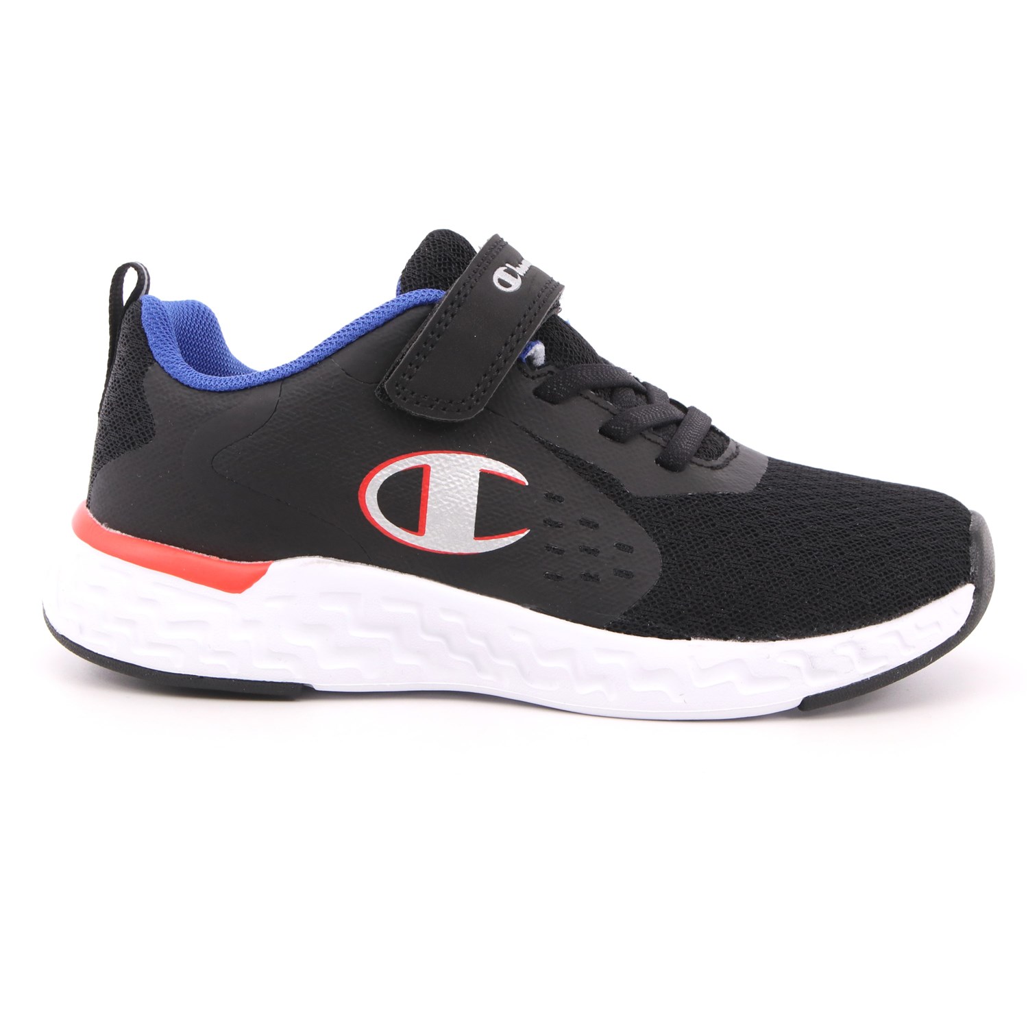 Scarpa Strappi + Elastico Champion Bambino Nero Scarpa Strappi + Elastico Champion Bambino Nero Scarpe 833 - S32123