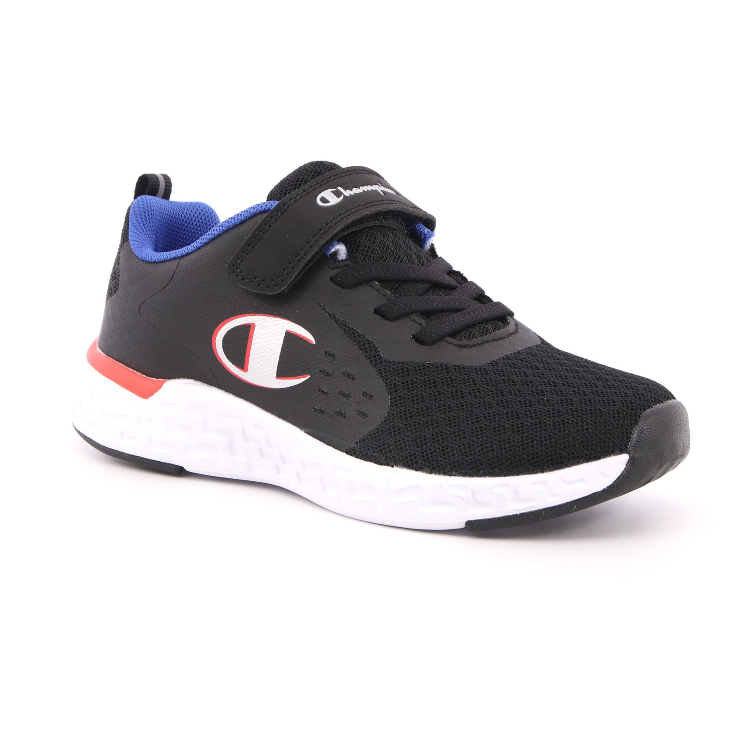 Scarpa Strappi + Elastico Champion Bambino Nero Scarpa Strappi + Elastico Champion Bambino Nero Scarpe 833 - S32123