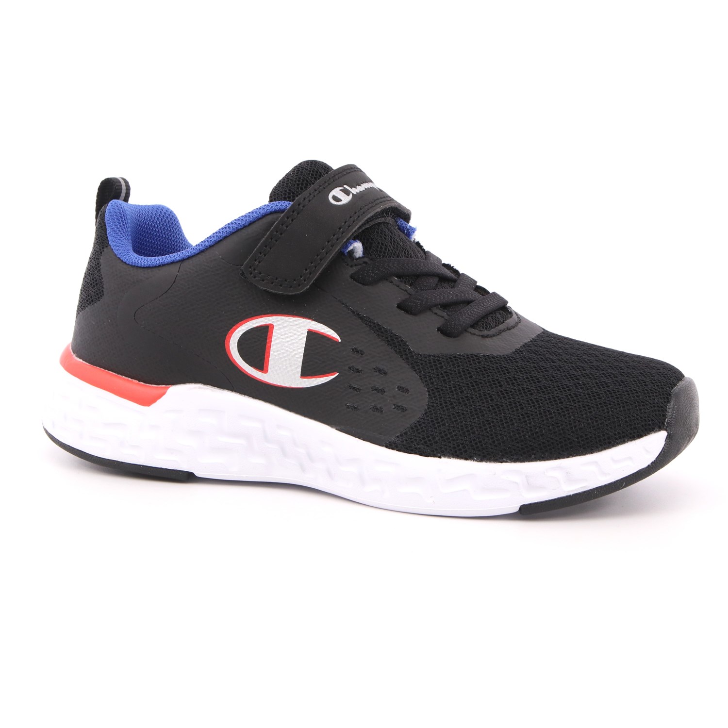 Scarpa Strappi + Elastico Champion Bambino Nero Scarpa Strappi + Elastico Champion Bambino Nero Scarpe 833 - S32123