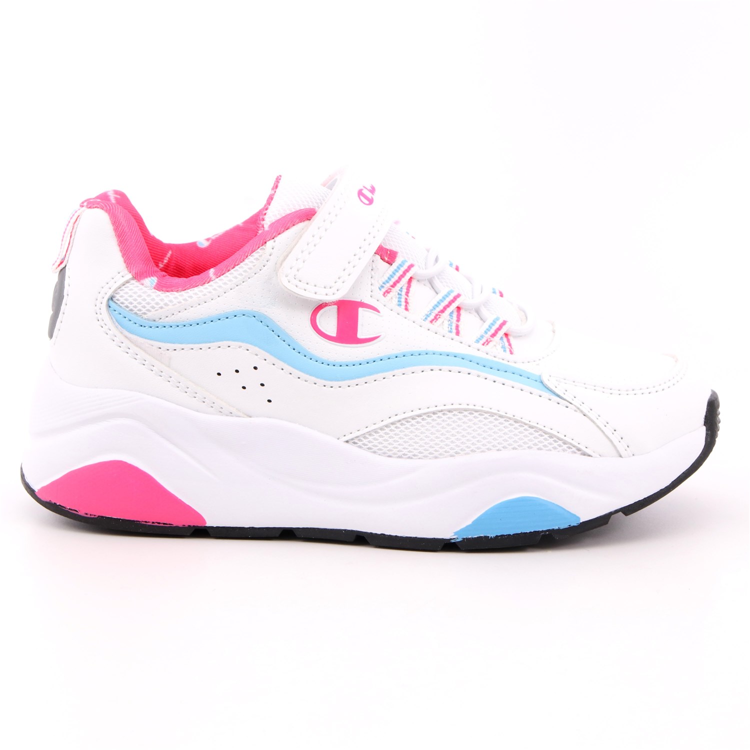 Scarpa Strappi + Elastico Champion Bambina Bianco Scarpa Strappi + Elastico Champion Bambina Bianco Scarpe 836 - S32188