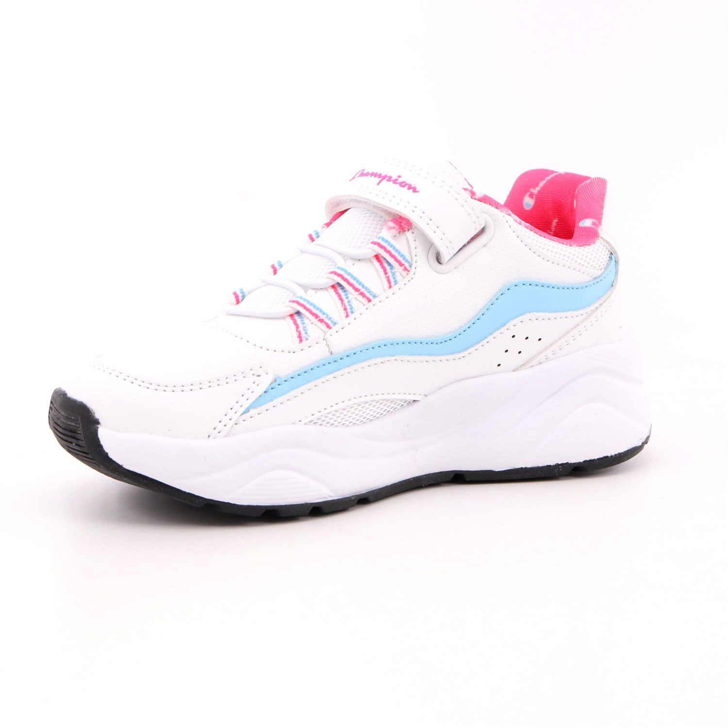 Scarpa Strappi + Elastico Champion Bambina Bianco Scarpa Strappi + Elastico Champion Bambina Bianco Scarpe 836 - S32188