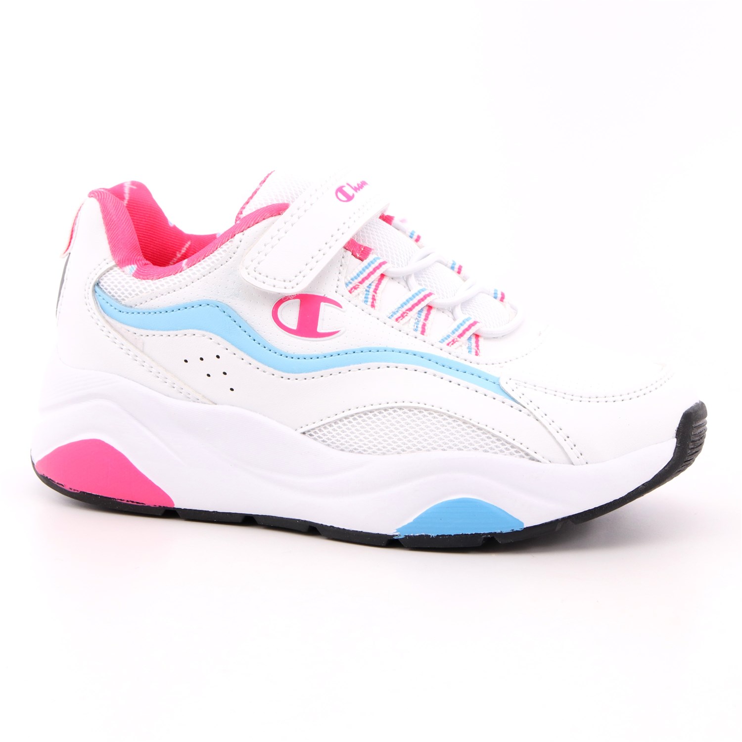 Scarpa Strappi + Elastico Champion Bambina Bianco Scarpa Strappi + Elastico Champion Bambina Bianco Scarpe 836 - S32188