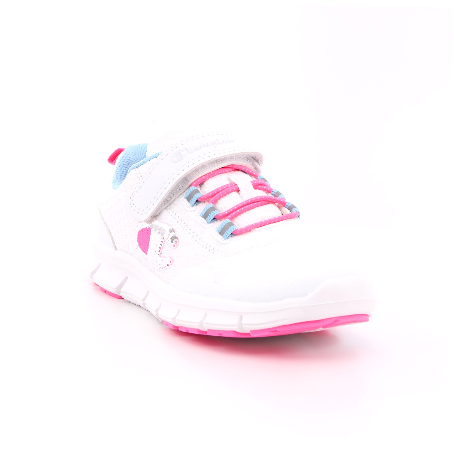 Scarpa Strappi + Elastico Champion Bambina Bianco Scarpa Strappi + Elastico Champion Bambina Bianco Scarpe 837 - S32201