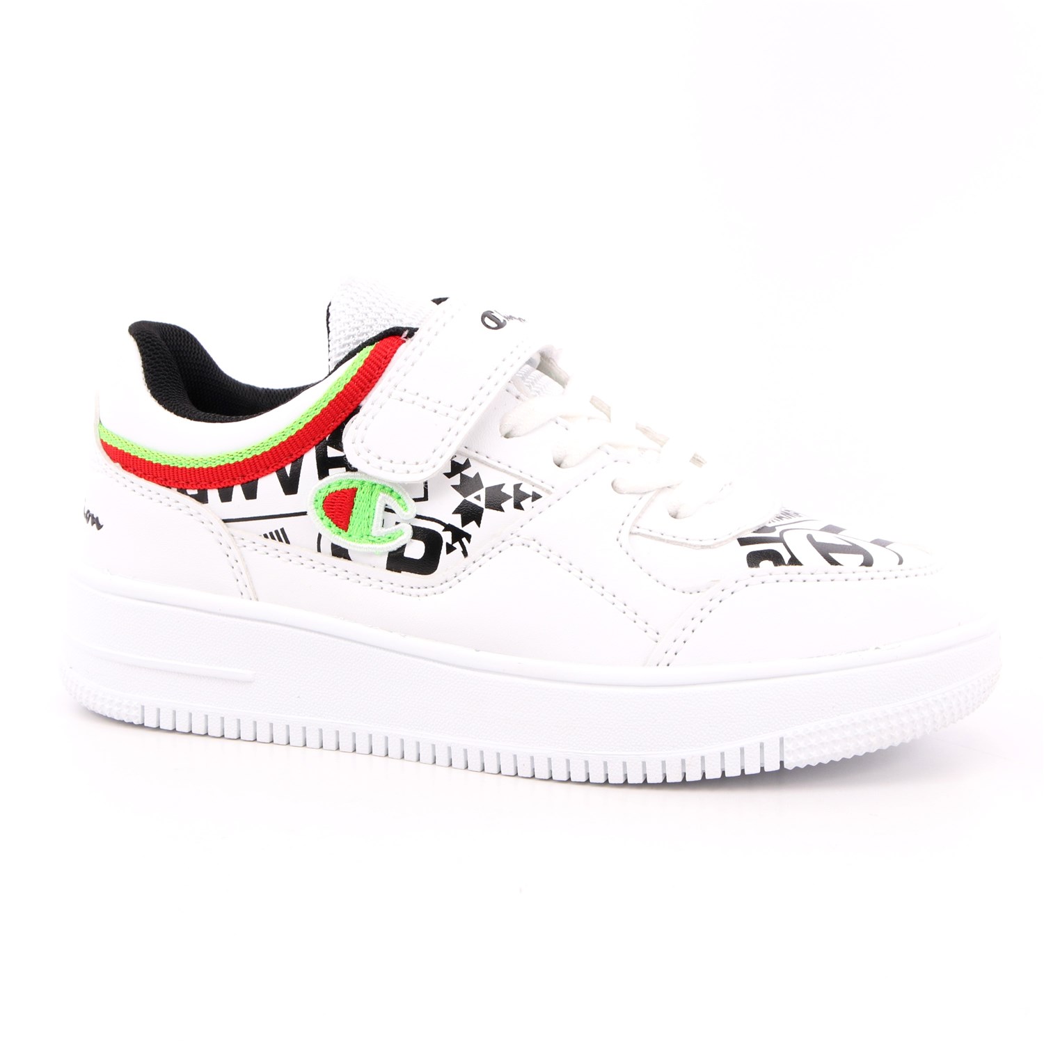 Scarpa Strappi + Elastico Champion Bambino Bianco Scarpa Strappi + Elastico Champion Bambino Bianco Scarpe 841 - S32362