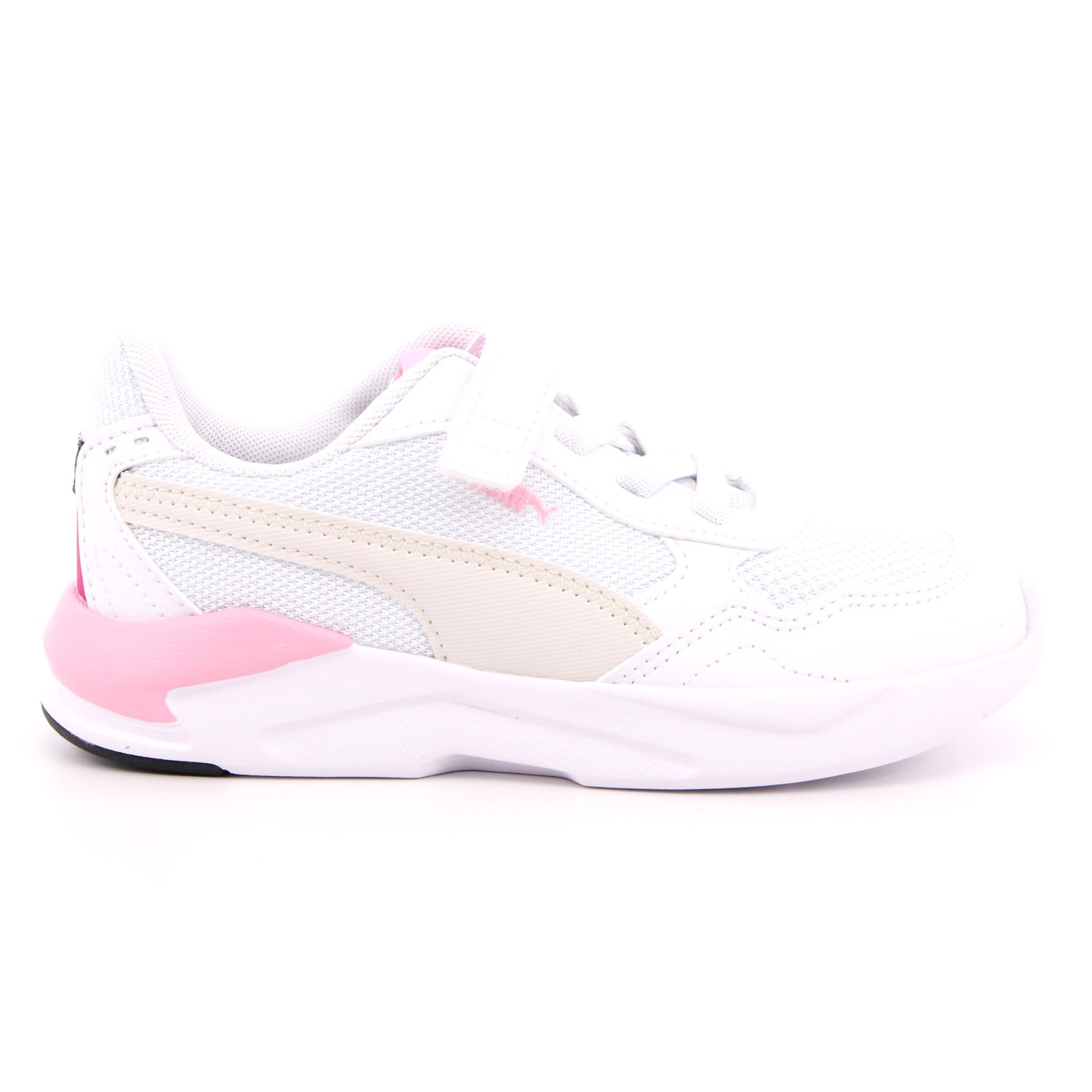 Scarpa Strappi + Elastico Puma Bambina Bianco Scarpa Strappi + Elastico Puma Bambina Bianco Scarpe 903 - 38552504