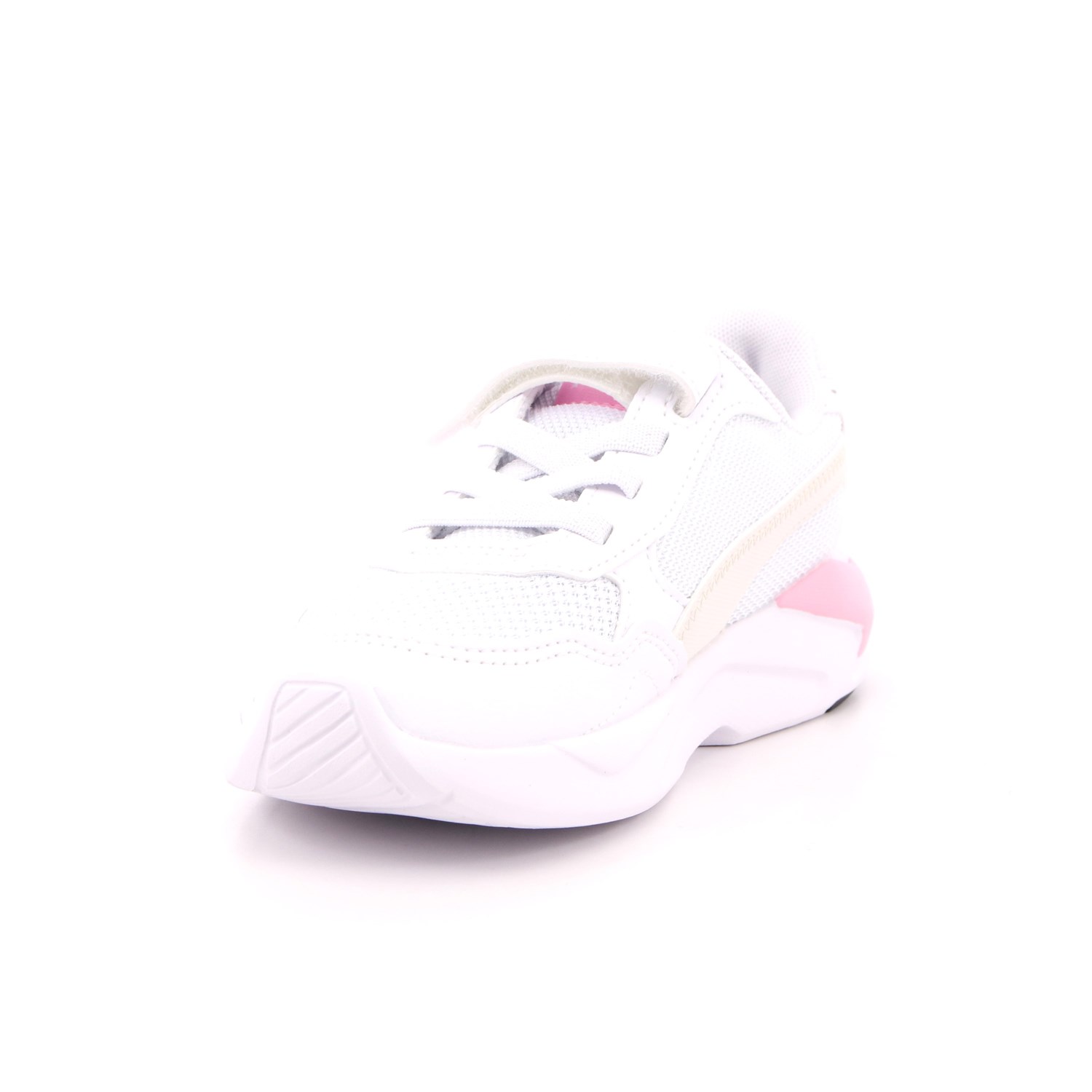 Scarpa Strappi + Elastico Puma Bambina Bianco Scarpa Strappi + Elastico Puma Bambina Bianco Scarpe 903 - 38552504