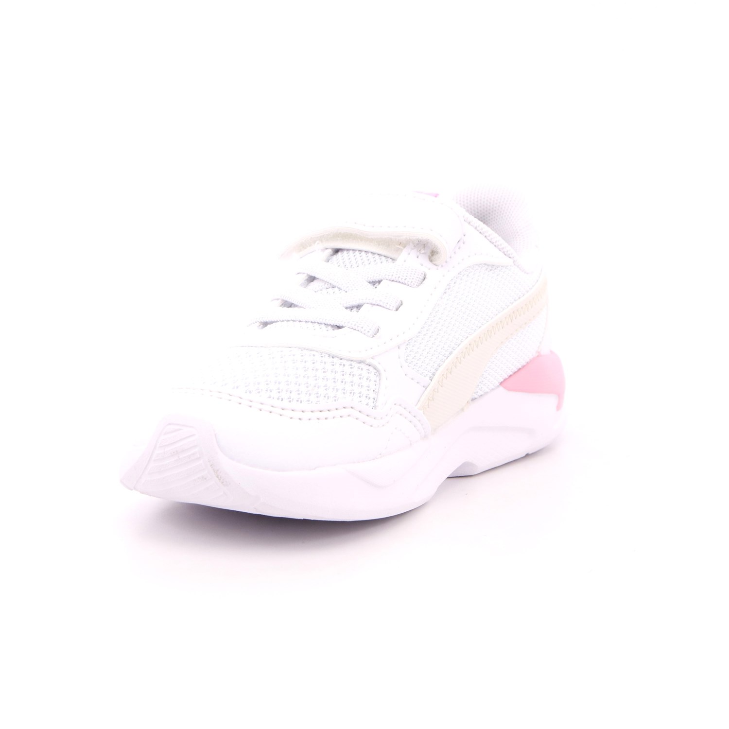 Scarpa Strappi + Elastico Puma Bambina Bianco Scarpa Strappi + Elastico Puma Bambina Bianco Scarpe 905 - 38552604