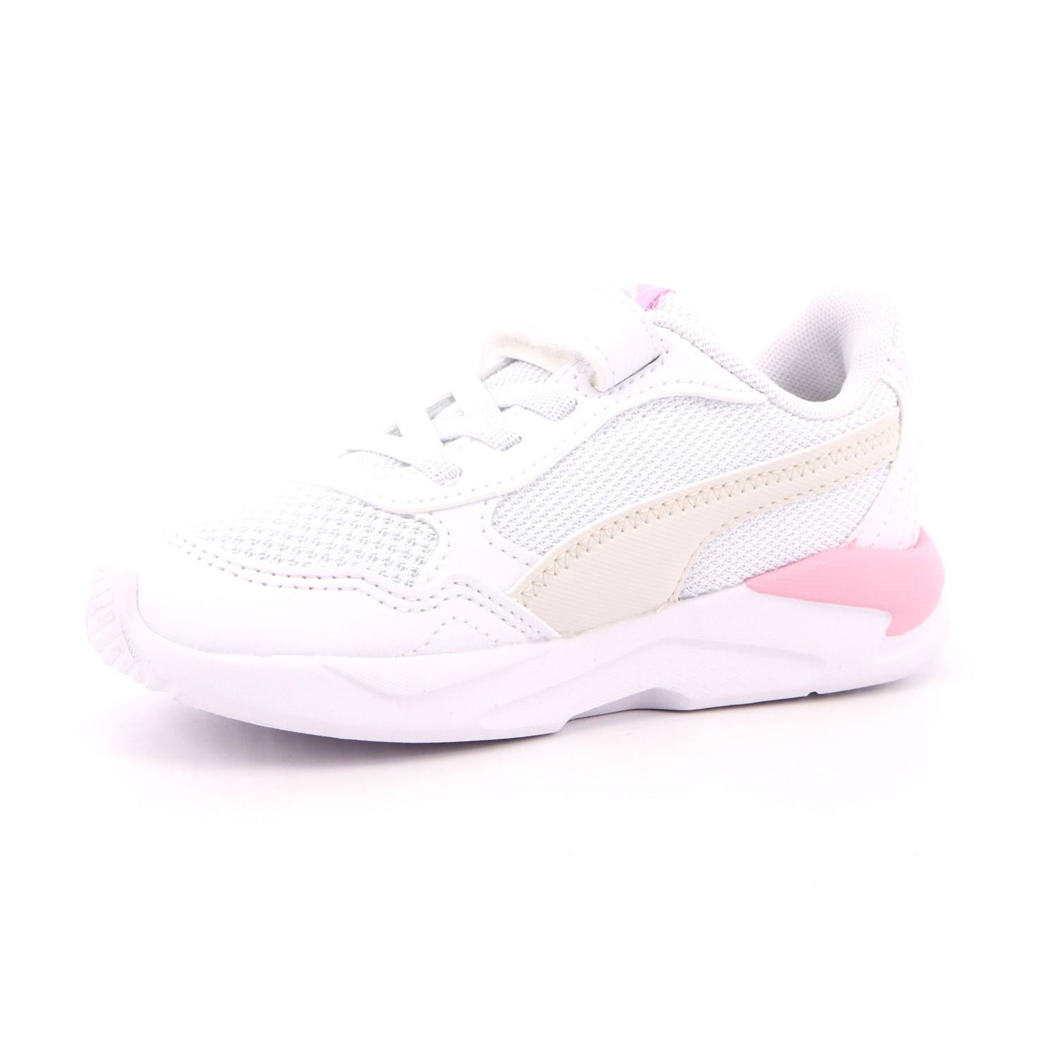 Scarpa Strappi + Elastico Puma Bambina Bianco Scarpa Strappi + Elastico Puma Bambina Bianco Scarpe 905 - 38552604
