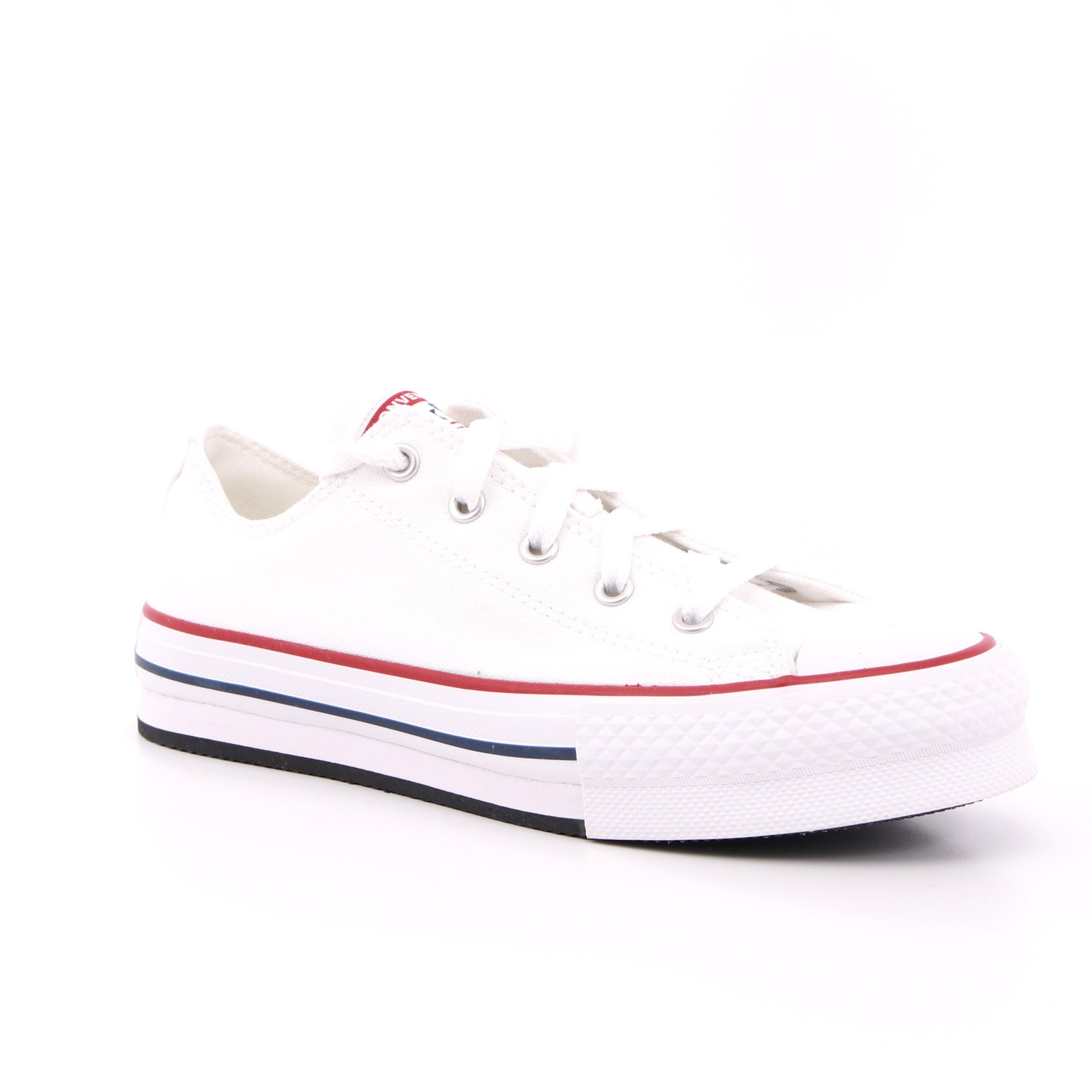 Scarpa Allacciata Converse Bambina Bianco Scarpa Allacciata Converse Bambina Bianco Scarpe 445 - 272858C
