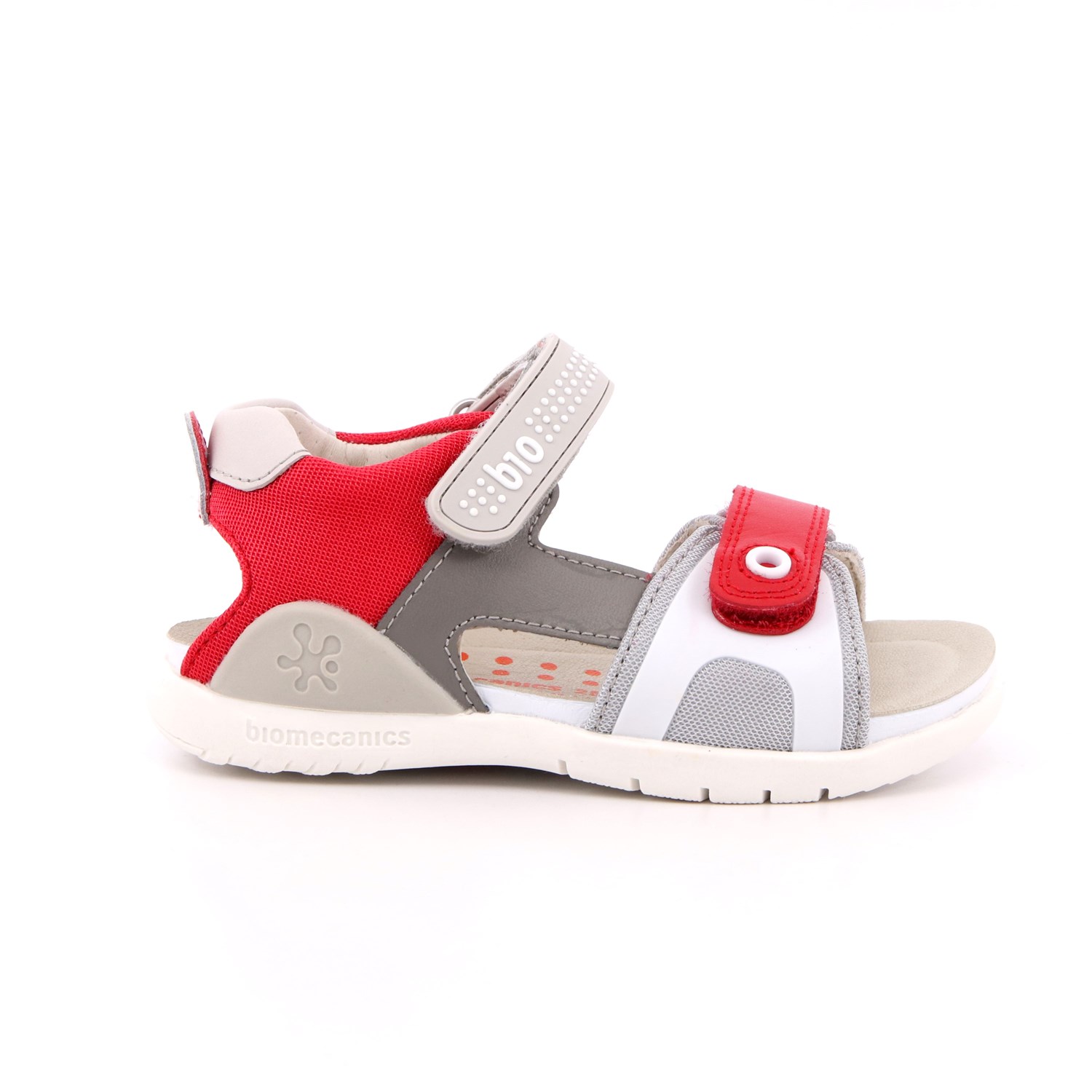 Sandalo Biomecanics Bambino Grigio/rosso Sandalo Biomecanics Bambino Grigio/rosso Scarpe 126 - 212189-B