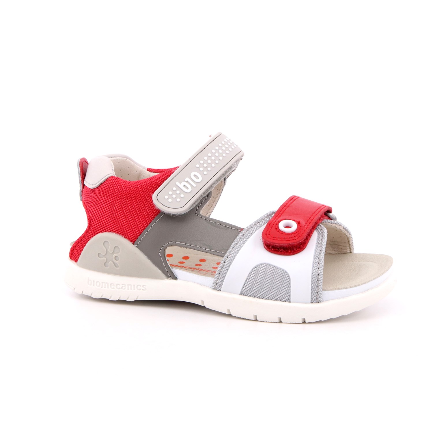 Sandalo Biomecanics Bambino Grigio/rosso Sandalo Biomecanics Bambino Grigio/rosso Scarpe 126 - 212189-B