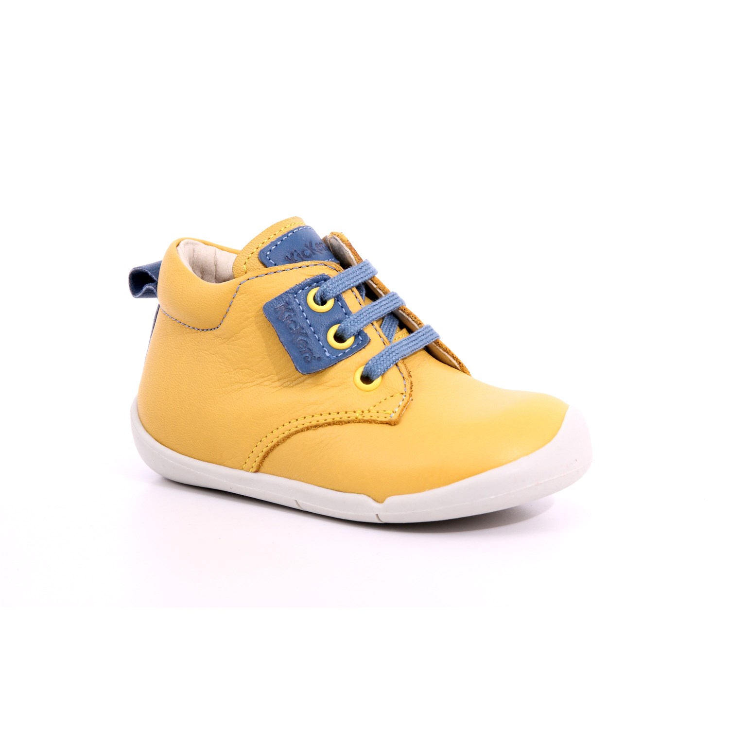 Scarpa Allacciata Kickers Bambino Giallo Scarpa Allacciata Kickers Bambino Giallo Scarpe 21 - 858400