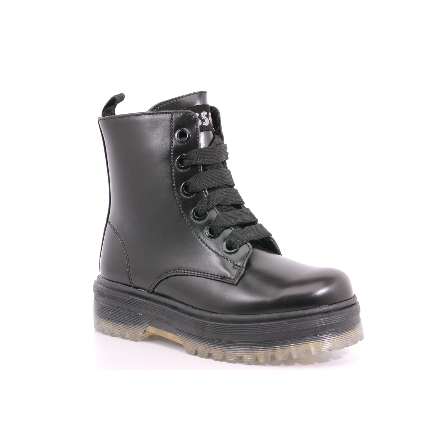 Anfibio Asso Bambina Nero Anfibio Asso Bambina Nero Scarpe 493 - AG13821A