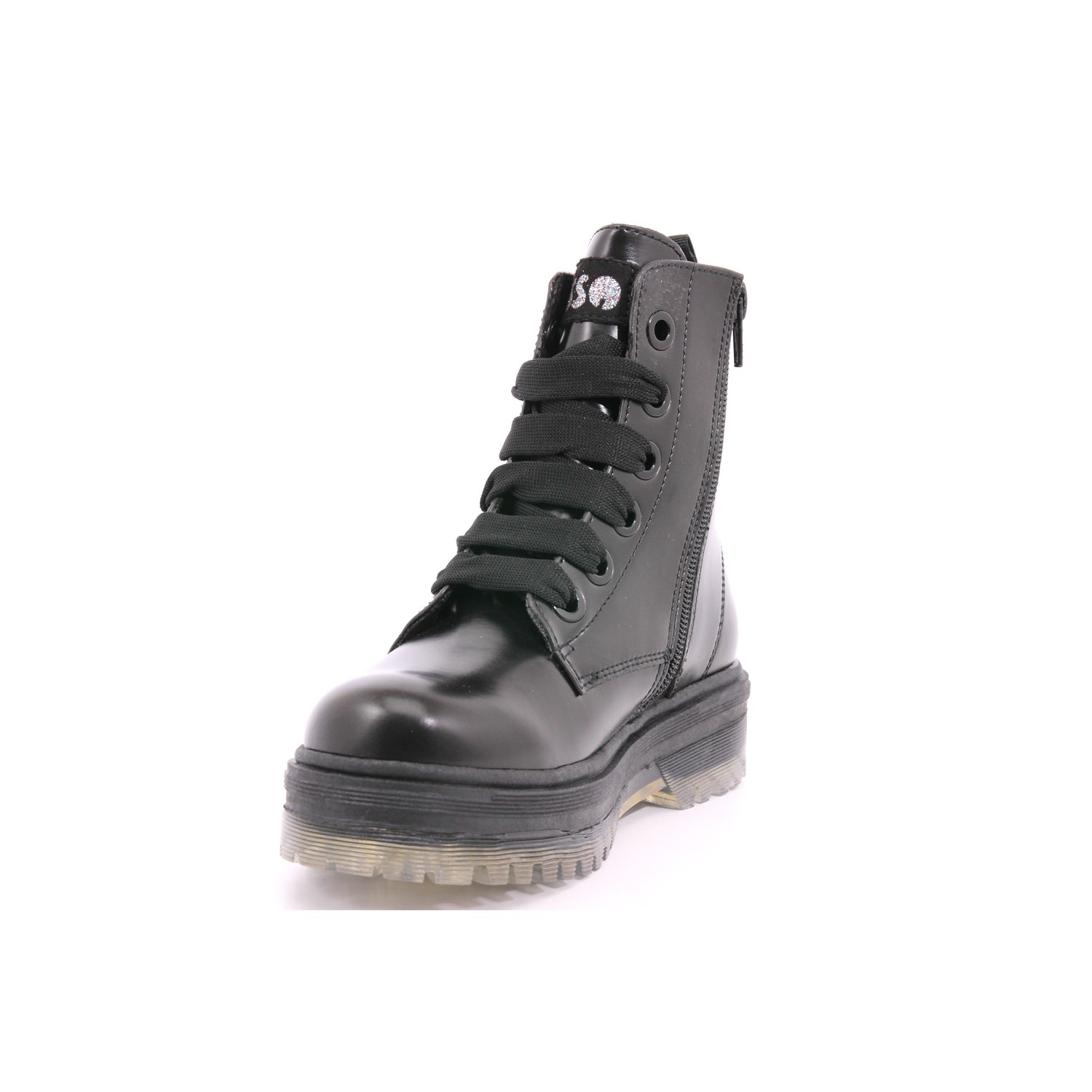 Anfibio Asso Bambina Nero Anfibio Asso Bambina Nero Scarpe 493 - AG13821A