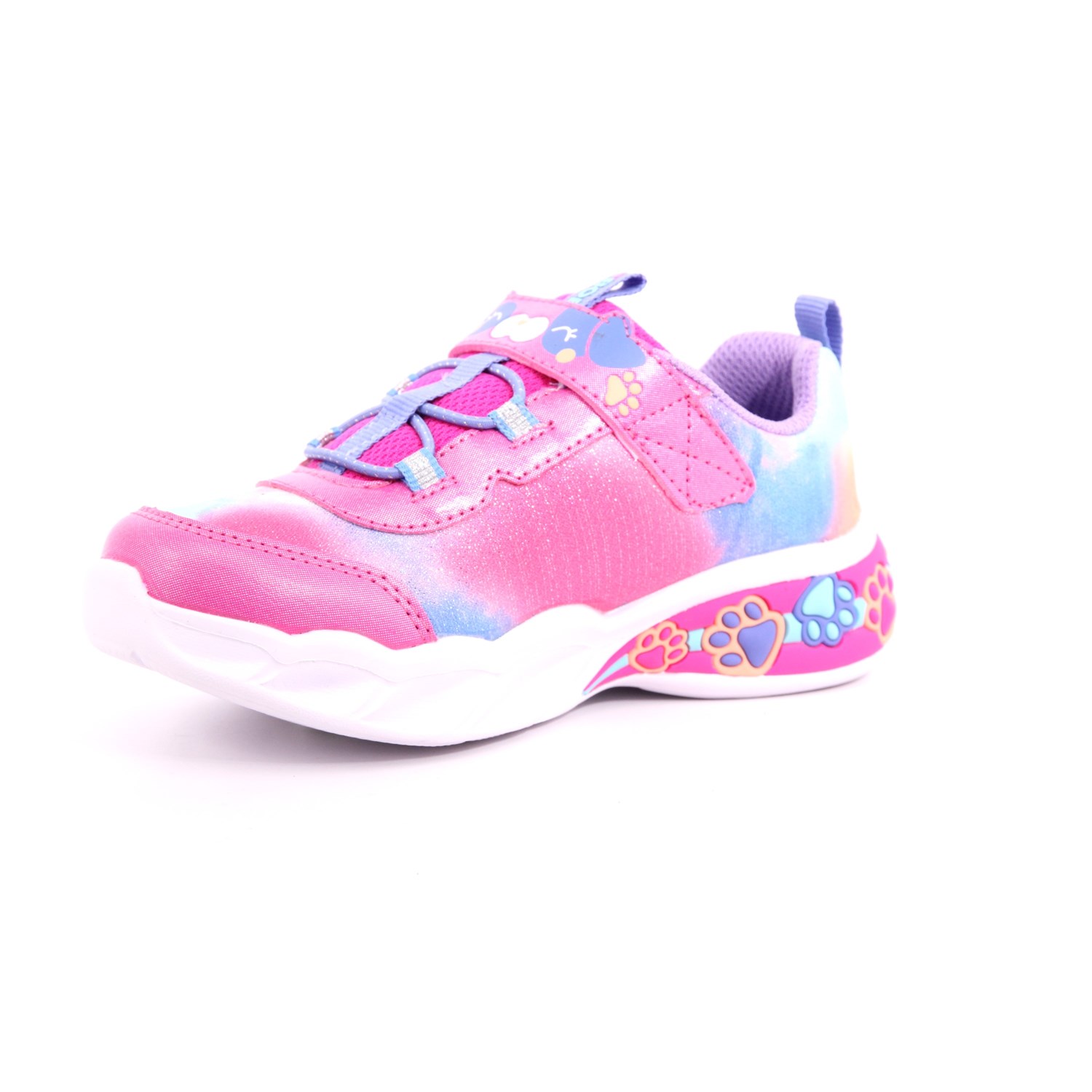 Scarpa Strappi + Elastico Skechers Bambina Fuxia Scarpa Strappi + Elastico Skechers Bambina Fuxia Scarpe 206 - 300100N