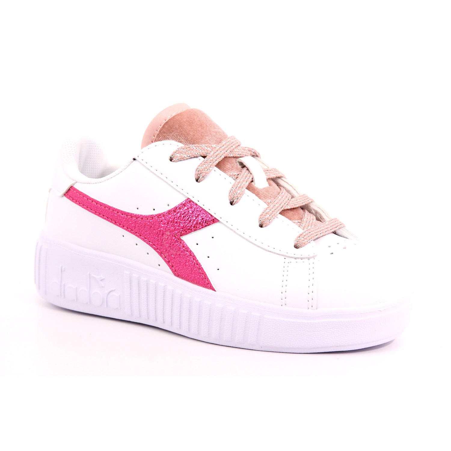 Scarpa Allacciata Diadora Bambina Bianco Scarpa Allacciata Diadora Bambina Bianco Scarpe 381 - 101.178648