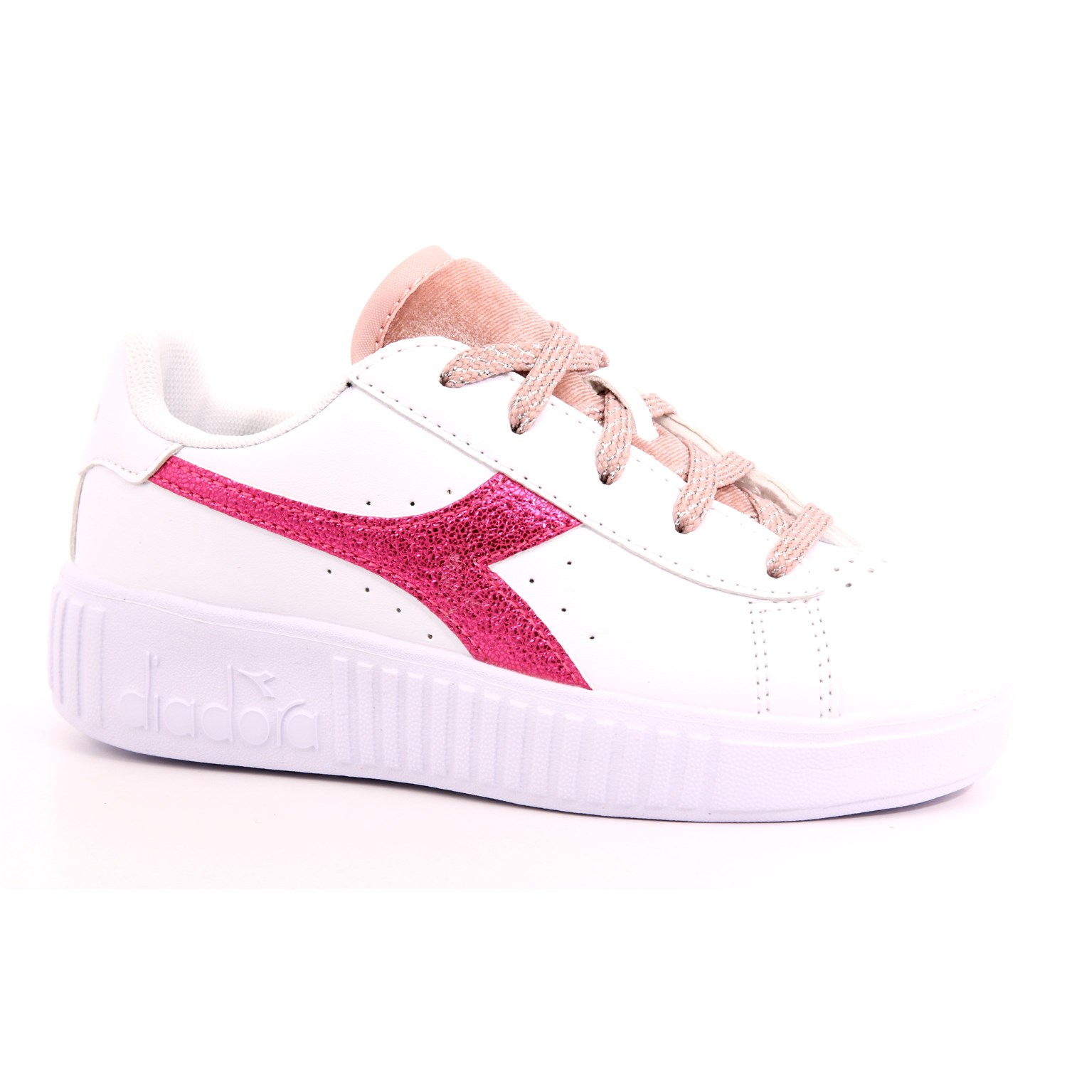 Scarpa Allacciata Diadora Bambina Bianco Scarpa Allacciata Diadora Bambina Bianco Scarpe 381 - 101.178648