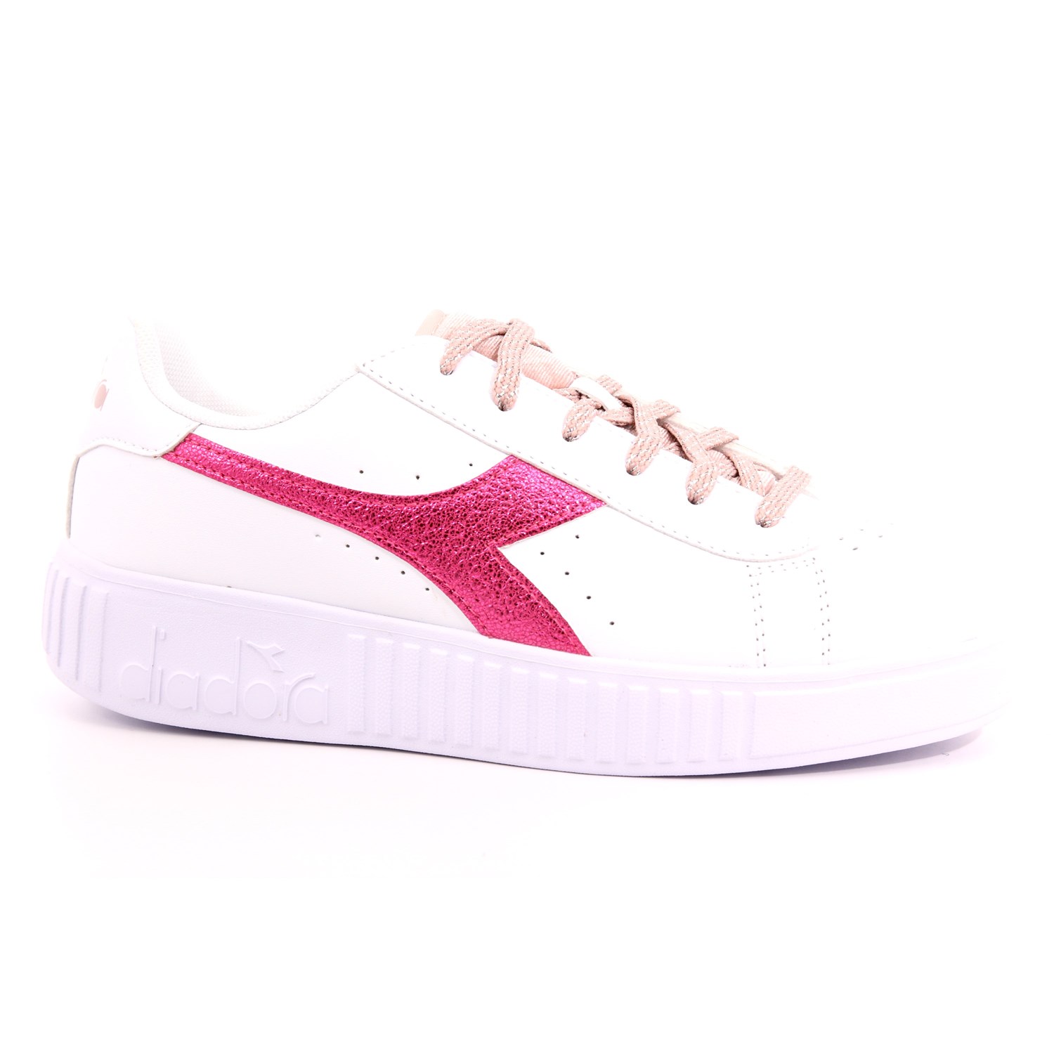 Scarpa Allacciata Diadora Bambina Bianco Scarpa Allacciata Diadora Bambina Bianco Scarpe 382 - 101.178647
