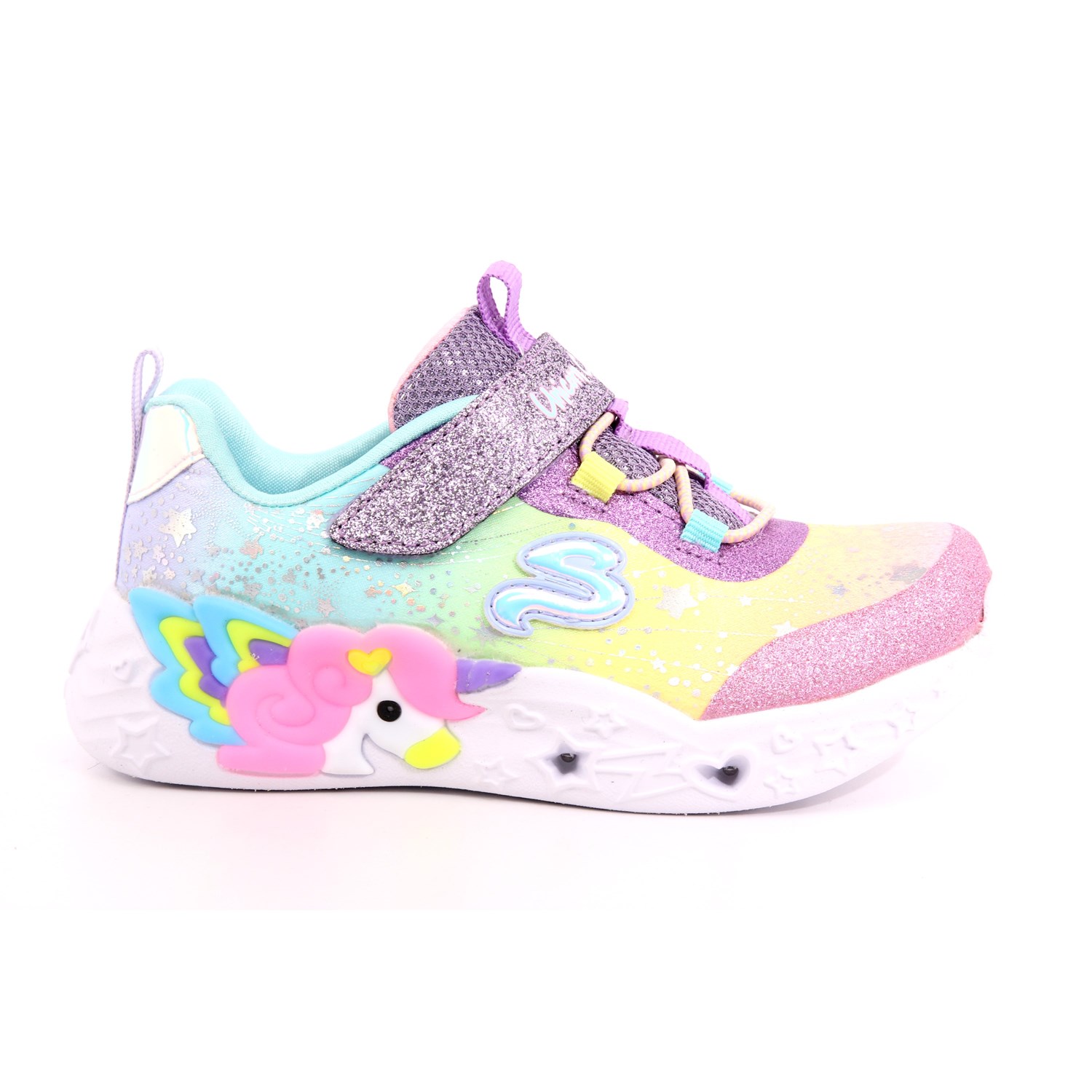 Scarpa Strappi + Elastico Skechers Bambina Multicolor Scarpa Strappi + Elastico Skechers Bambina Multicolor Scarpe 208 - 302681N