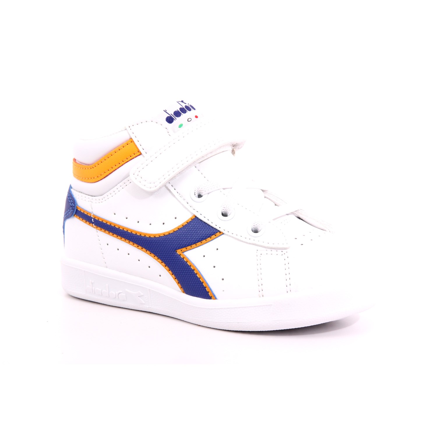 Scarpa Strappi + Elastico Diadora Bambino Bianco Scarpa Strappi + Elastico Diadora Bambino Bianco Scarpe 391 - 101.173764