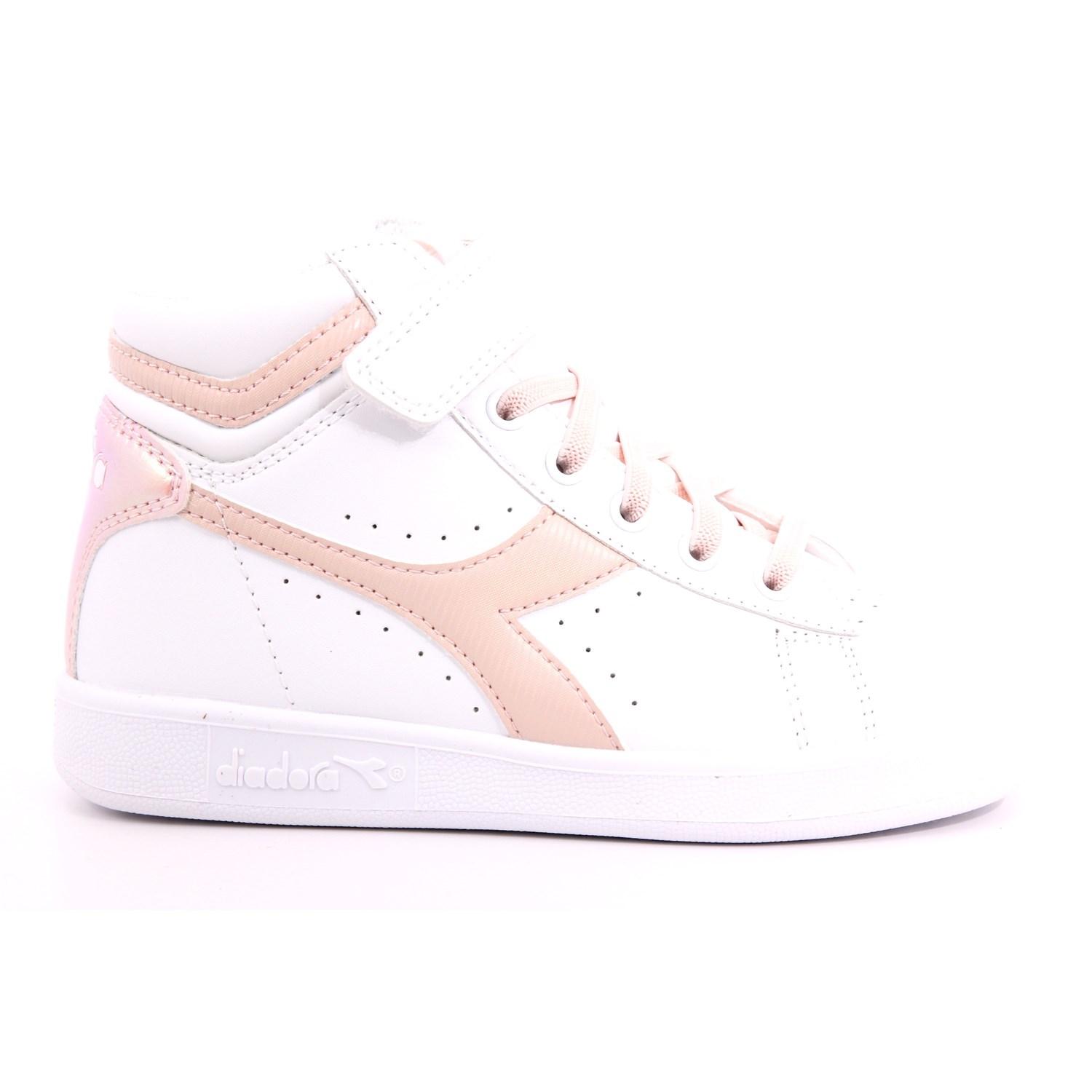 Scarpa Strappi + Elastico Diadora Bambina Bianco Scarpa Strappi + Elastico Diadora Bambina Bianco Scarpe 394 - 101.176726