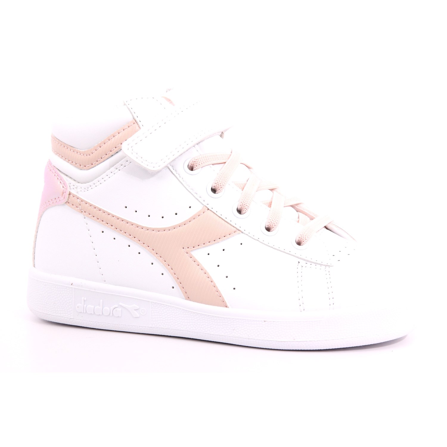 Scarpa Strappi + Elastico Diadora Bambina Bianco Scarpa Strappi + Elastico Diadora Bambina Bianco Scarpe 394 - 101.176726