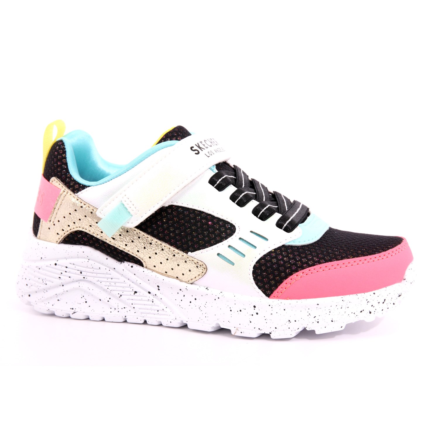 Scarpa Strappi + Elastico Skechers Bambina Nero Scarpa Strappi + Elastico Skechers Bambina Nero Scarpe 209 - 310464L