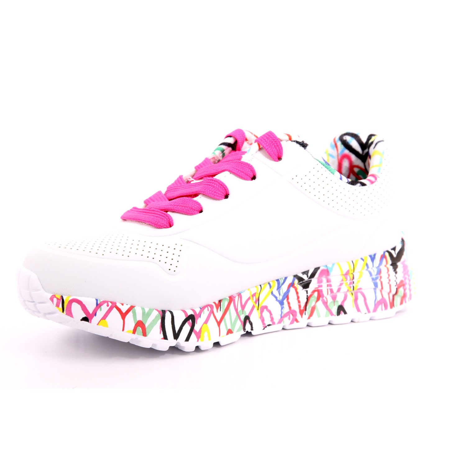 Scarpa Allacciata Skechers Bambina Bianco Scarpa Allacciata Skechers Bambina Bianco Scarpe 210 - 314976L
