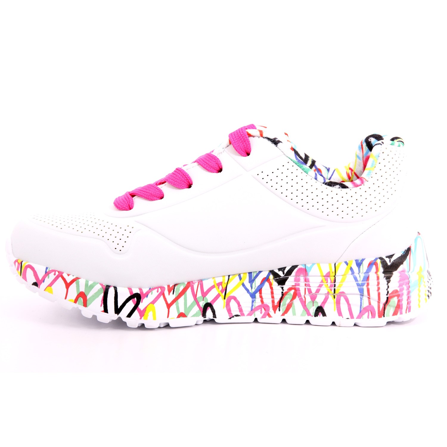 Scarpa Allacciata Skechers Bambina Bianco Scarpa Allacciata Skechers Bambina Bianco Scarpe 210 - 314976L