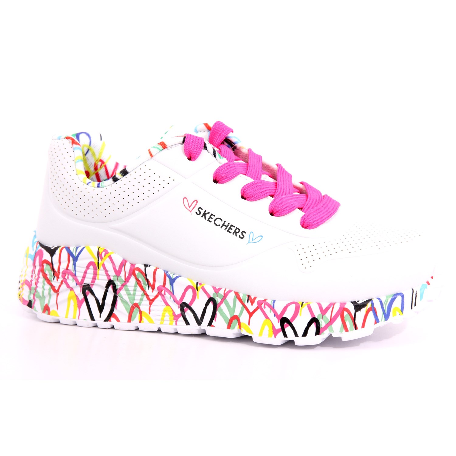 Scarpa Allacciata Skechers Bambina Bianco Scarpa Allacciata Skechers Bambina Bianco Scarpe 210 - 314976L