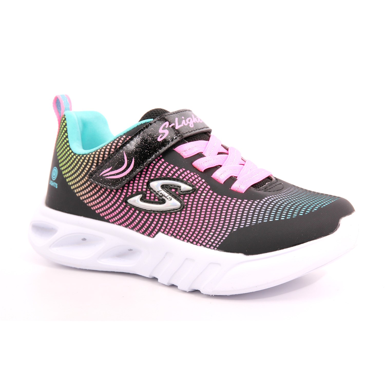 Scarpa Strappi + Elastico Skechers Bambina Nero Scarpa Strappi + Elastico Skechers Bambina Nero Scarpe 211 - 303700L