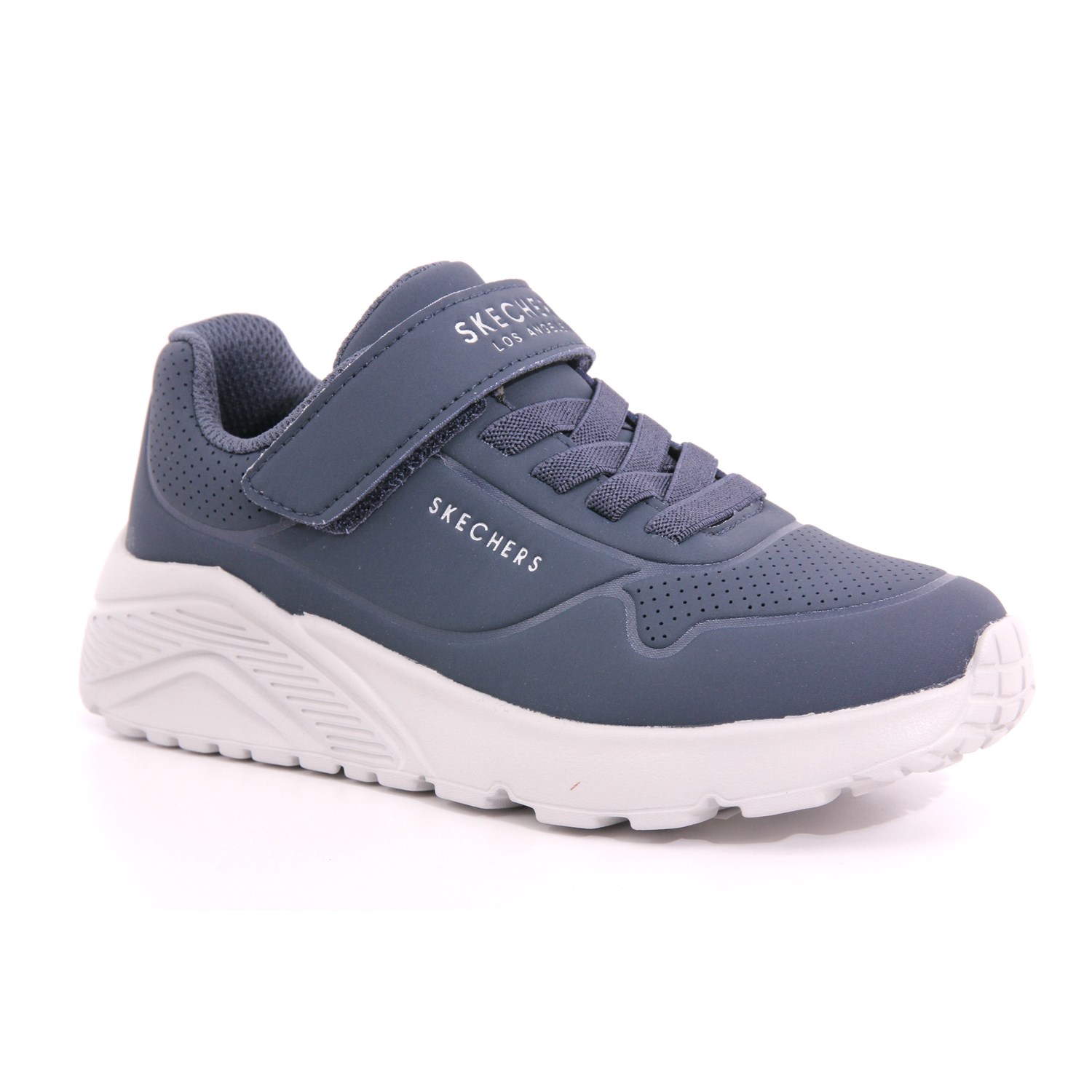 Scarpa Strappi + Elastico Skechers Bambino Blu Scarpa Strappi + Elastico Skechers Bambino Blu Scarpe 212 - 403695L